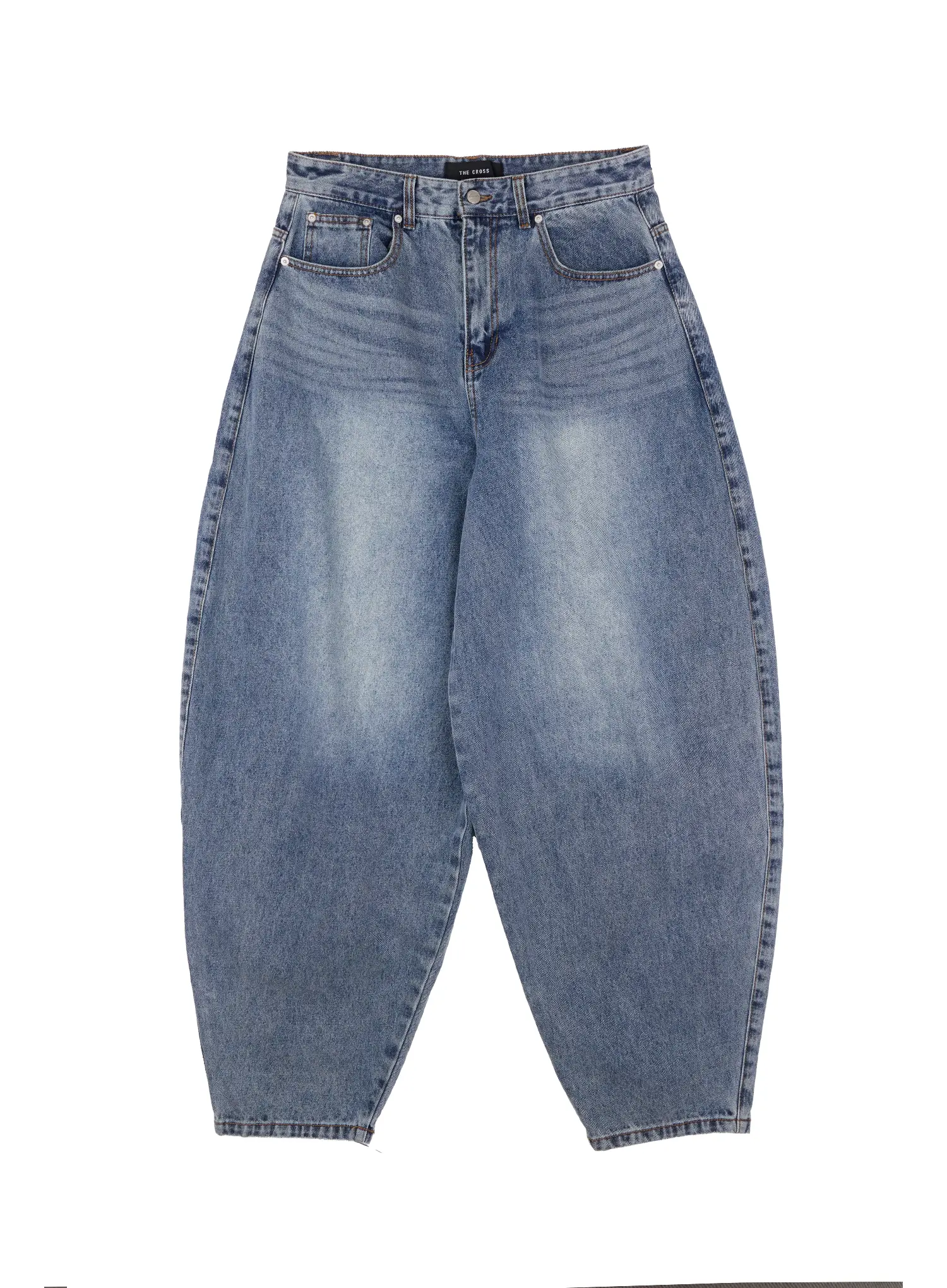 Men's Simple Balloon Fit Jeans IJ512 - Image 12
