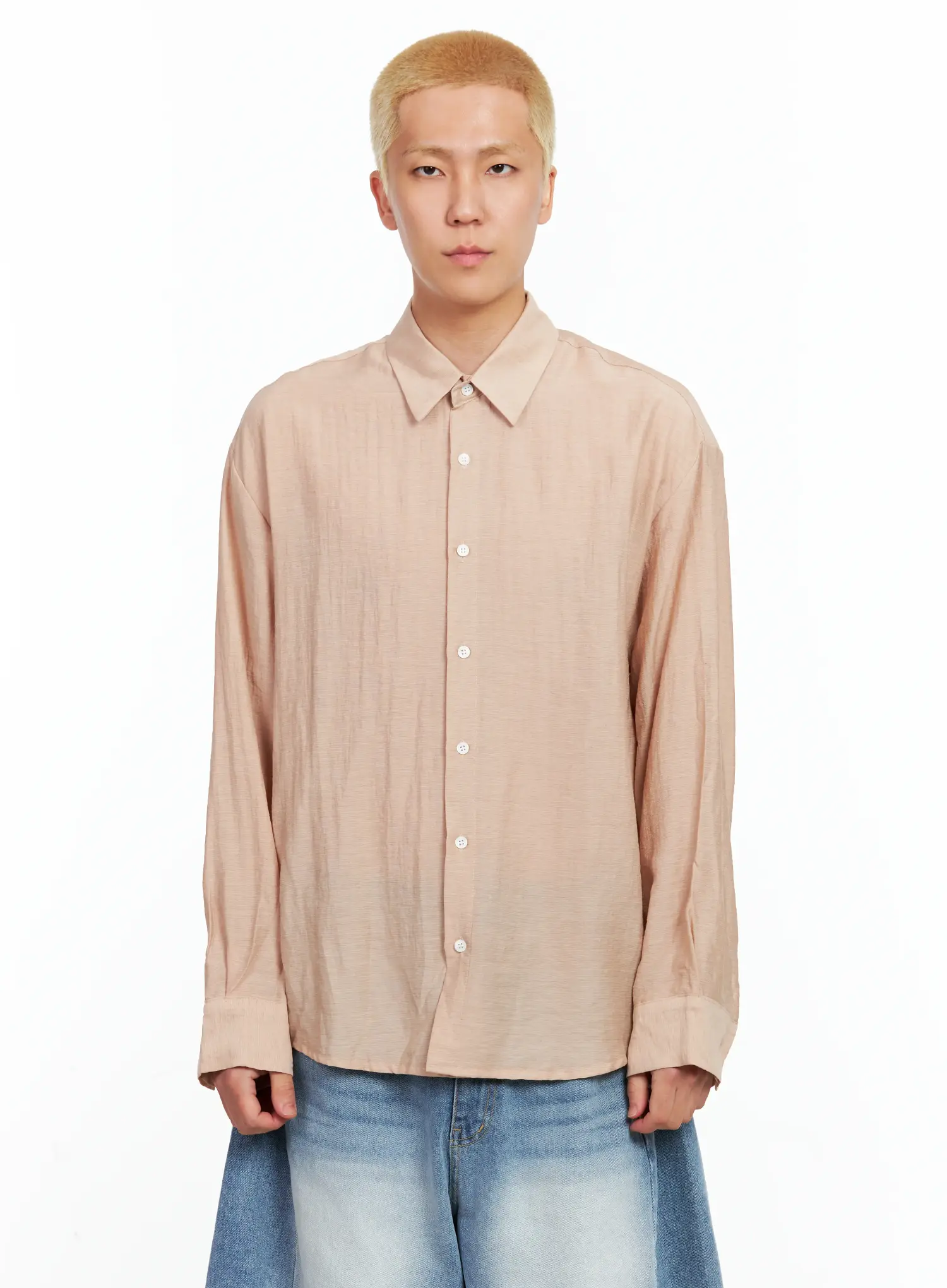 Men's Soft Linen Long-Sleeve Shirt IL514 - Image 20