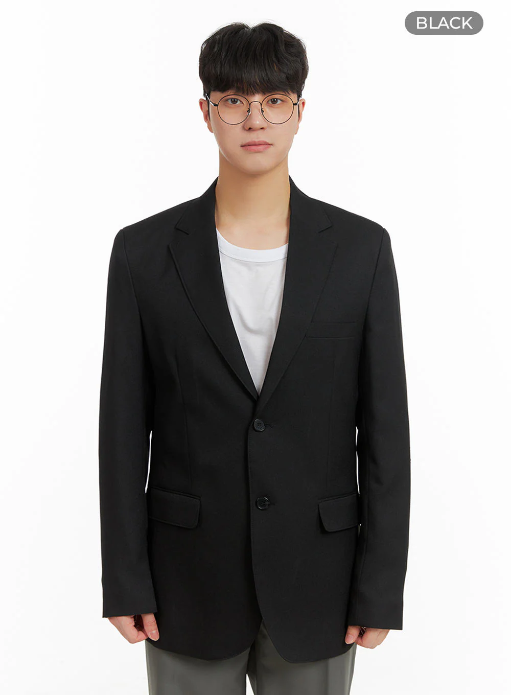 Men's Solid Blazer IA402 - Image 10