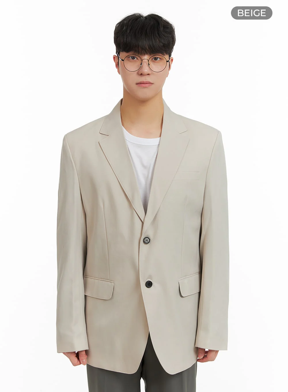 Men's Solid Blazer IA402 - Image 9