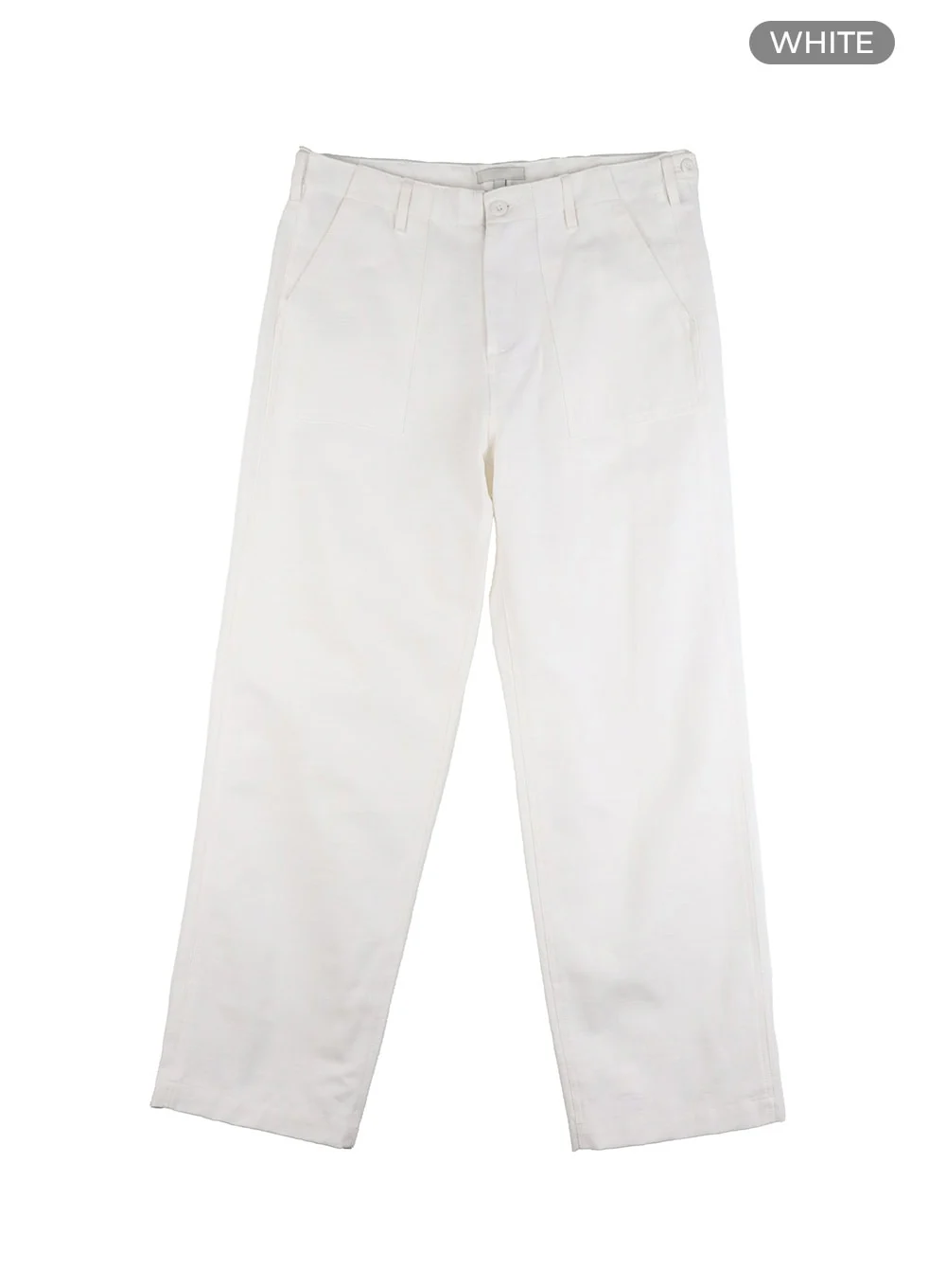 Men's Solid Cotton Pants IY431 - Image 10