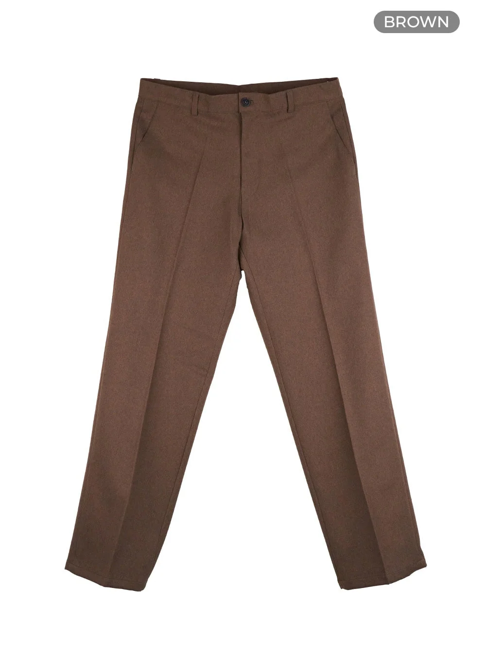 Men's Solid Tailored Pants IG428 - Image 10