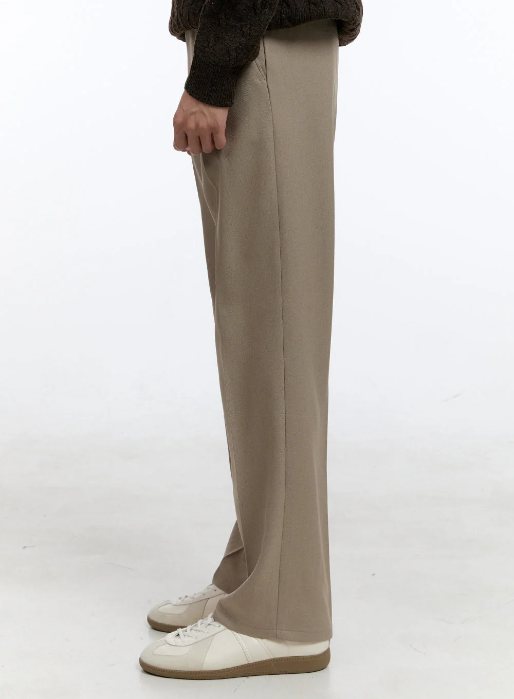 Men's Solid Tailored Pants IG428 - Image 4