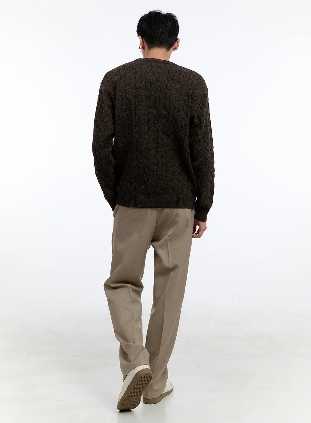Men's Solid Tailored Pants IG428 - Image 7