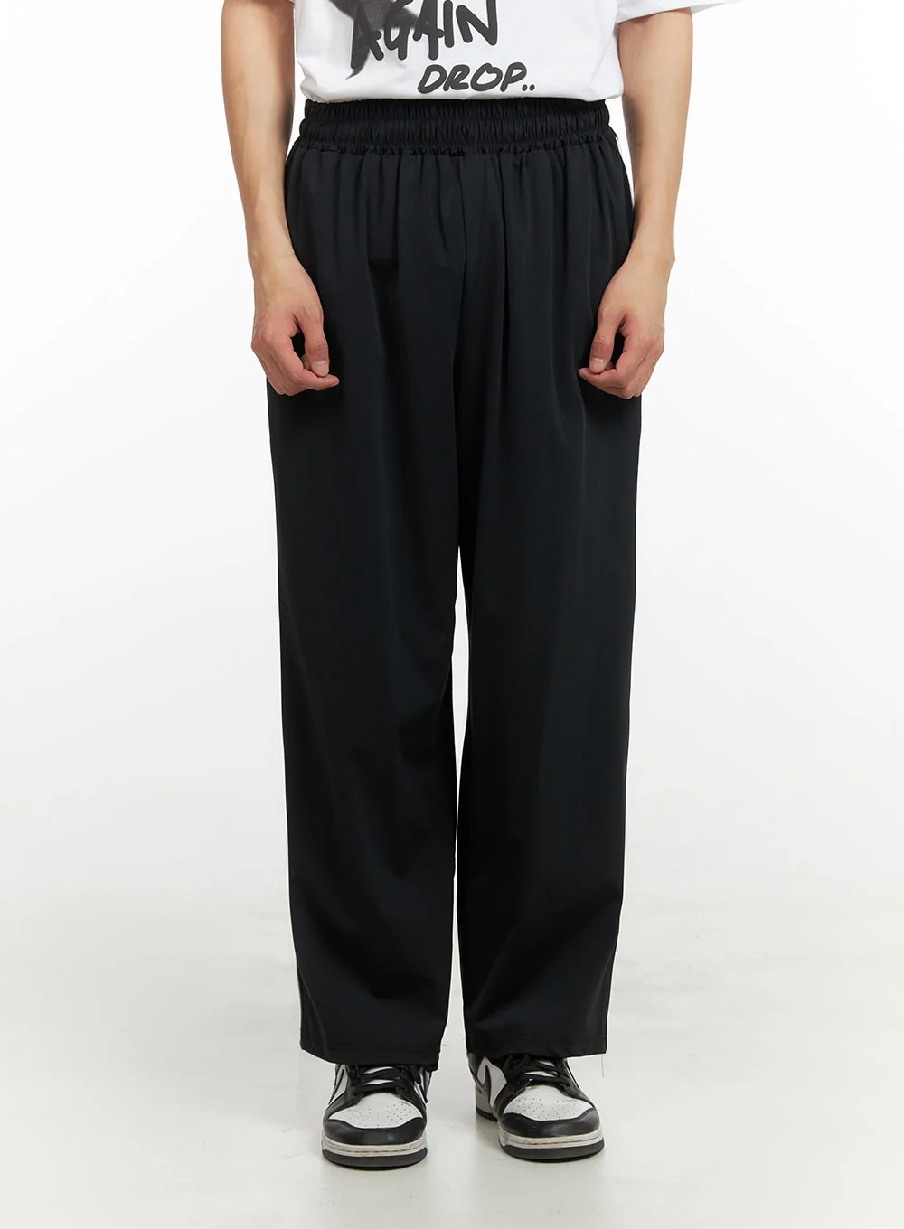 Men's Solid Trackpants IY431 - Image 2