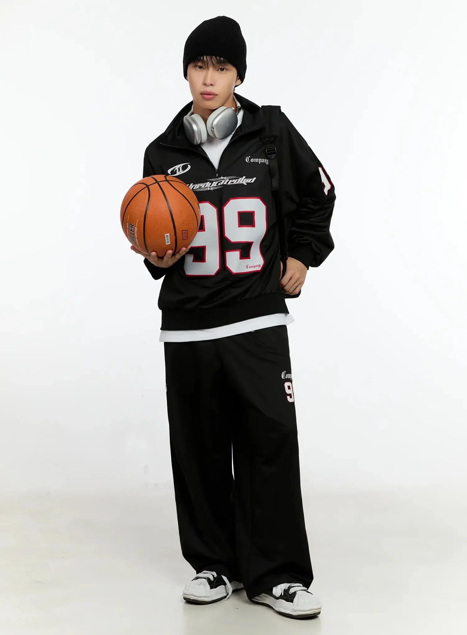 Men's Sports Jersey Quarter Zip-Up IN525 - Image 2