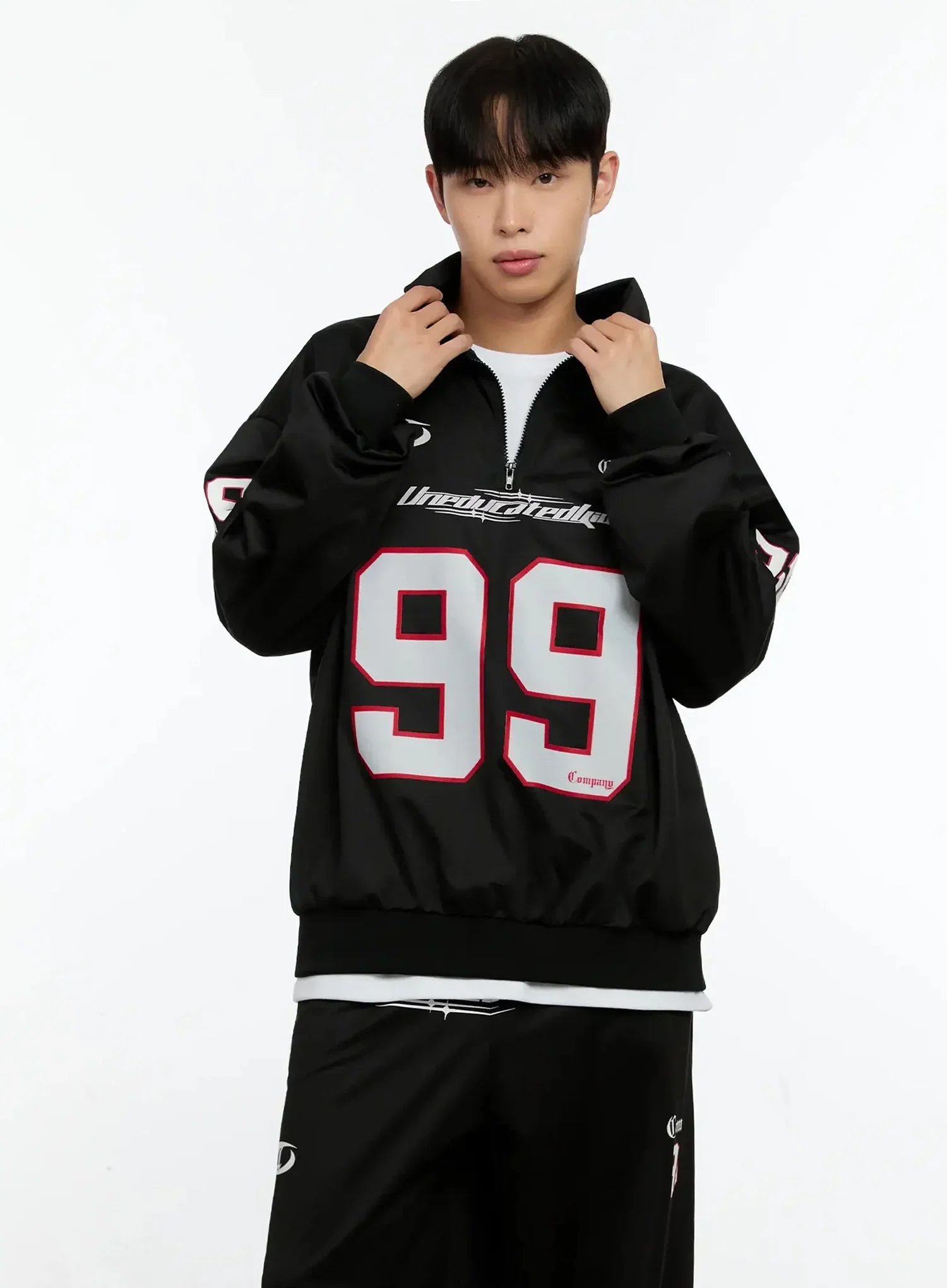 Men's Sports Jersey Quarter Zip-Up IN525 - Image 6