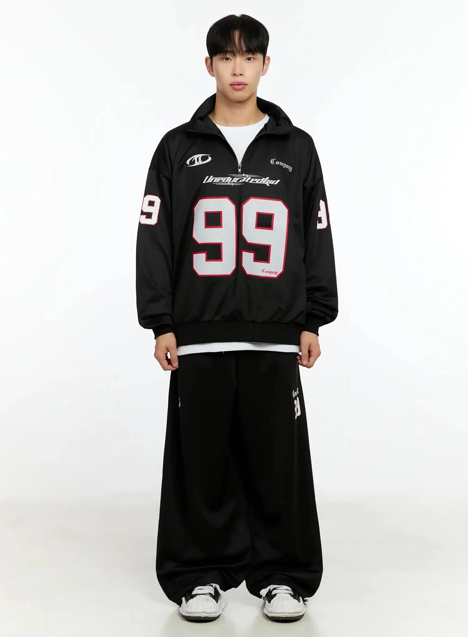 Men's Sports Jersey Quarter Zip-Up IN525 - Image 8