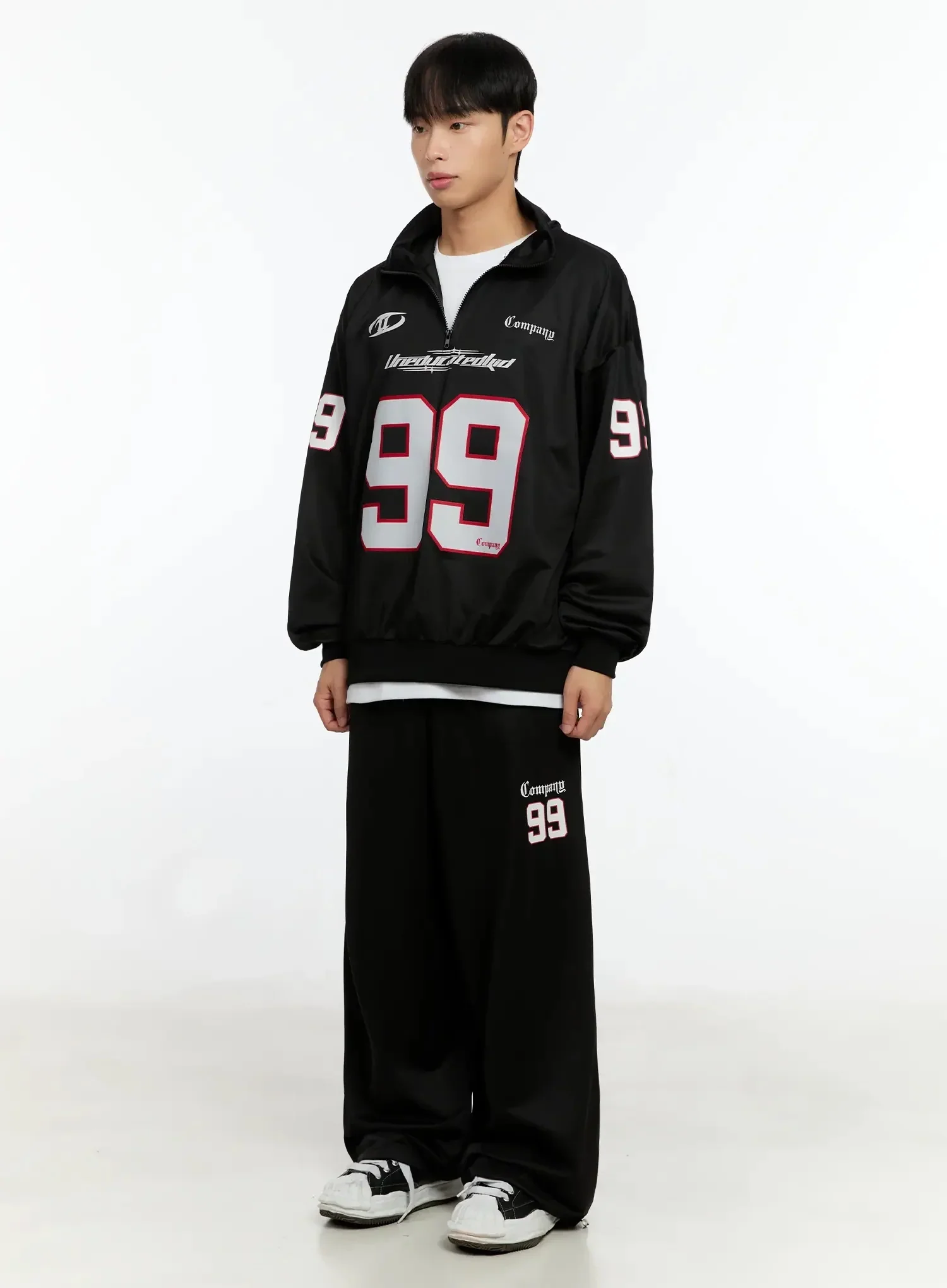Men's Sports Jersey Quarter Zip-Up IN525 - Image 9