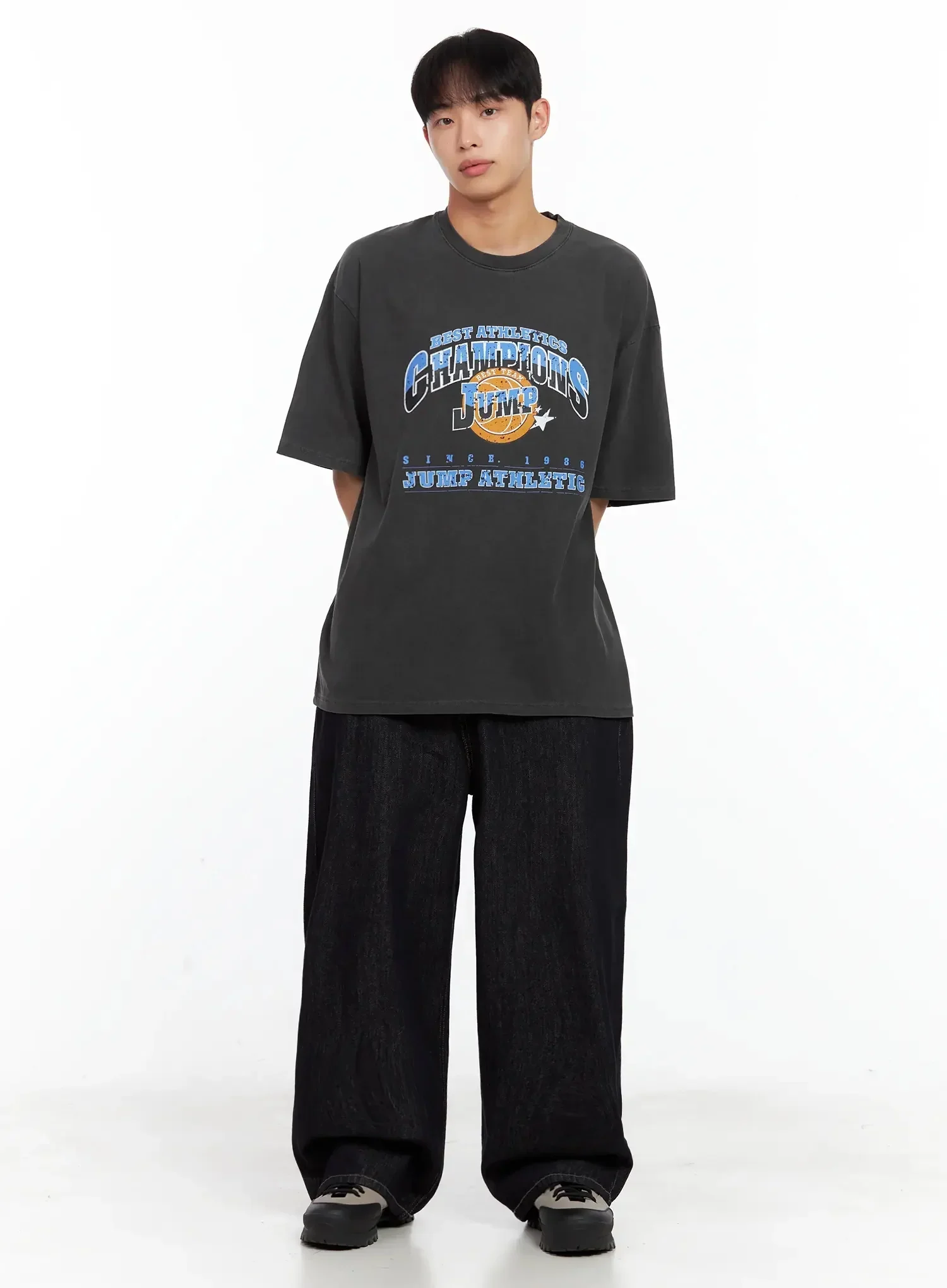 Men's Sporty Graphic T-Shirt IL516 - Image 7