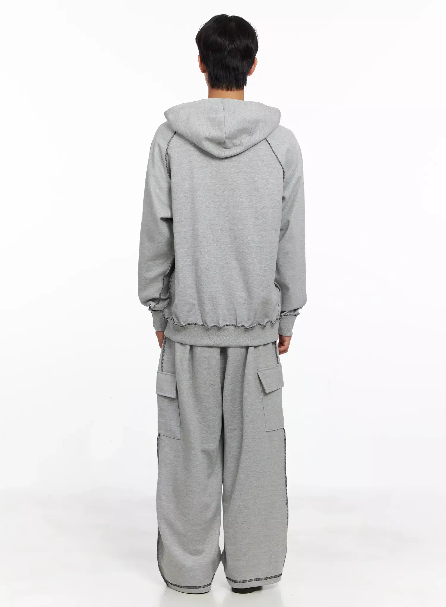 Men's Stitch Cargo Sweatpants IO516 - Image 13