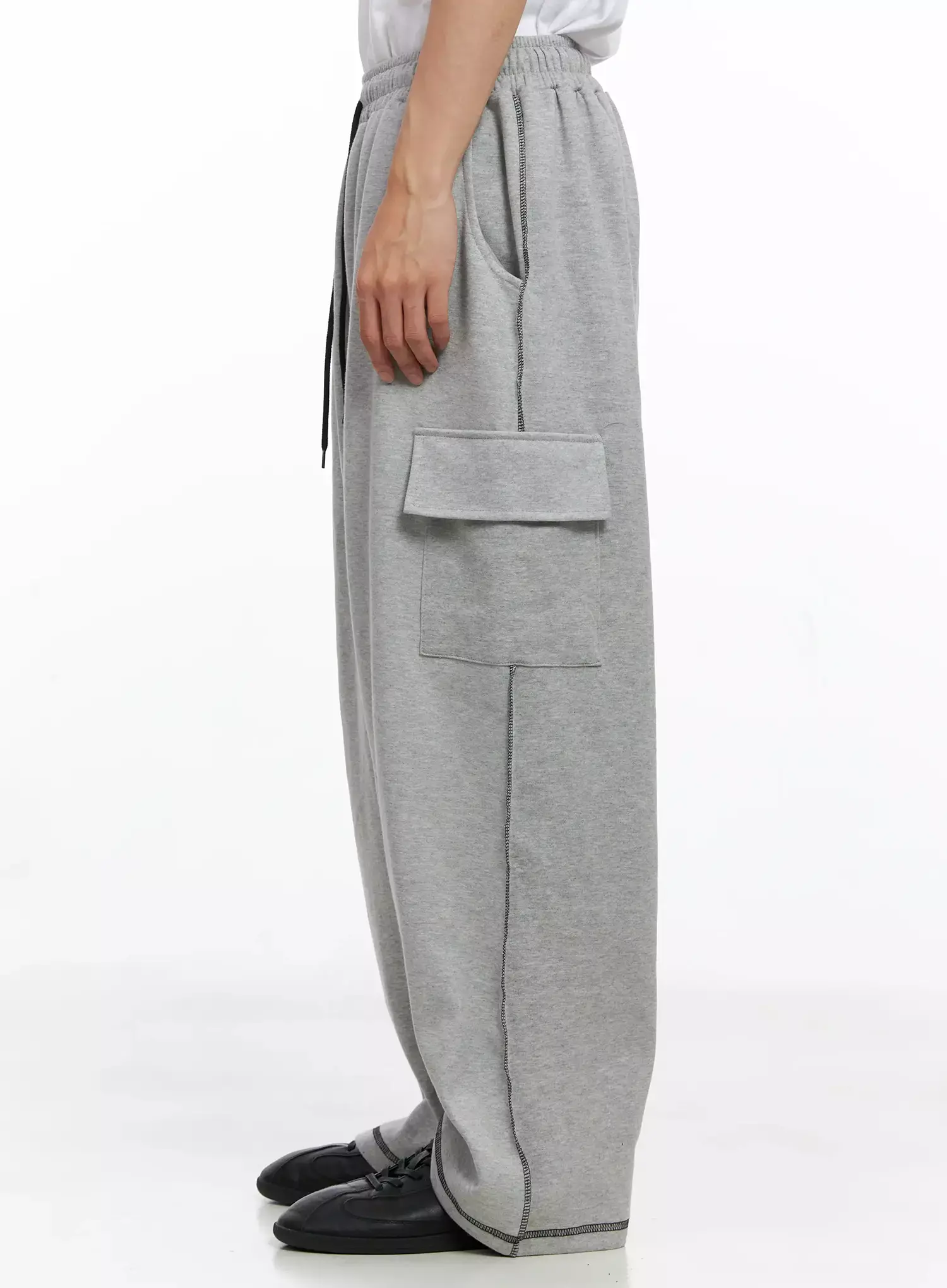 Men's Stitch Cargo Sweatpants IO516 - Image 6