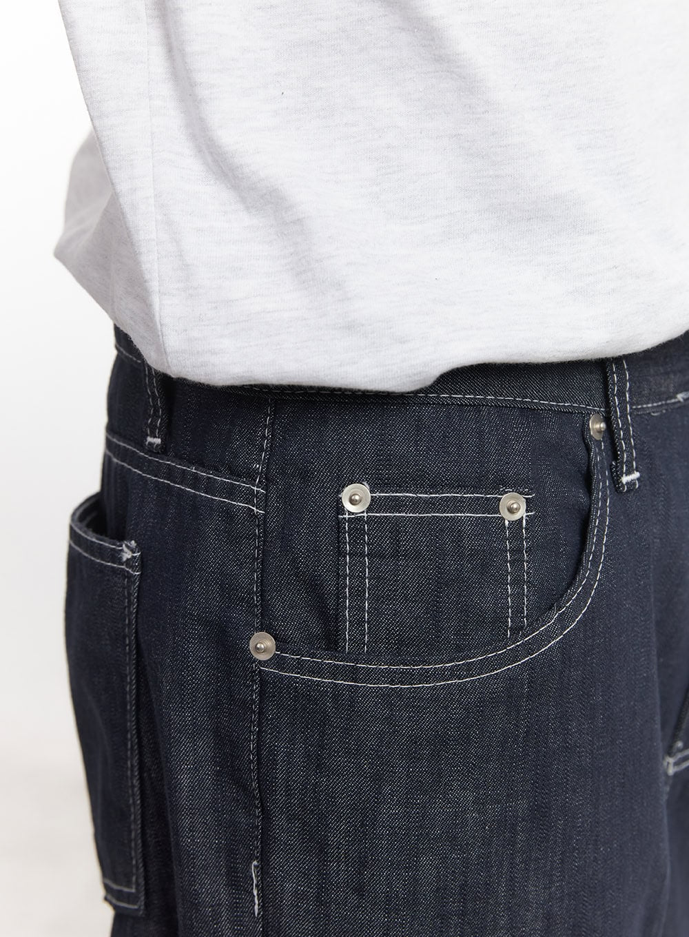 Men's Stitched Straight-Fit Jeans IA510 - Image 3