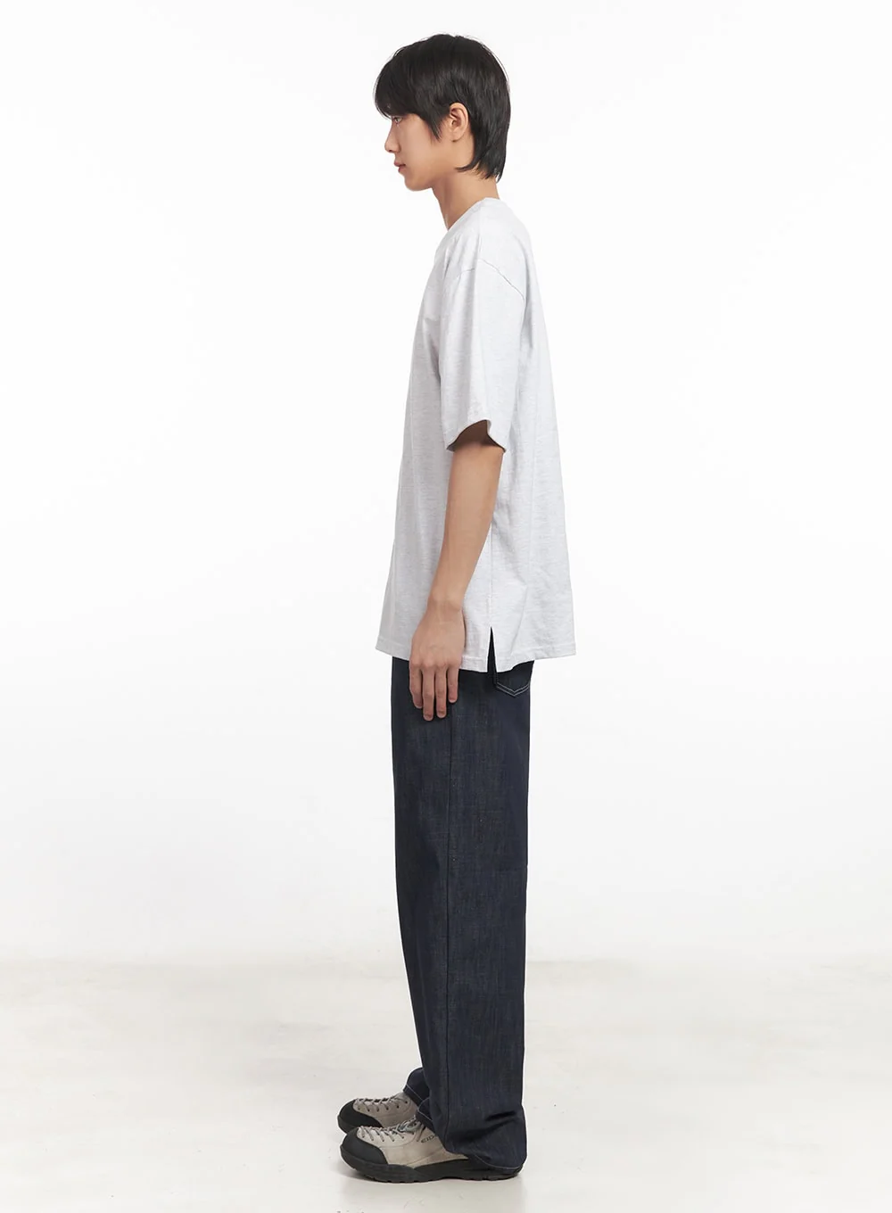 Men's Stitched Straight-Fit Jeans IA510 - Image 7