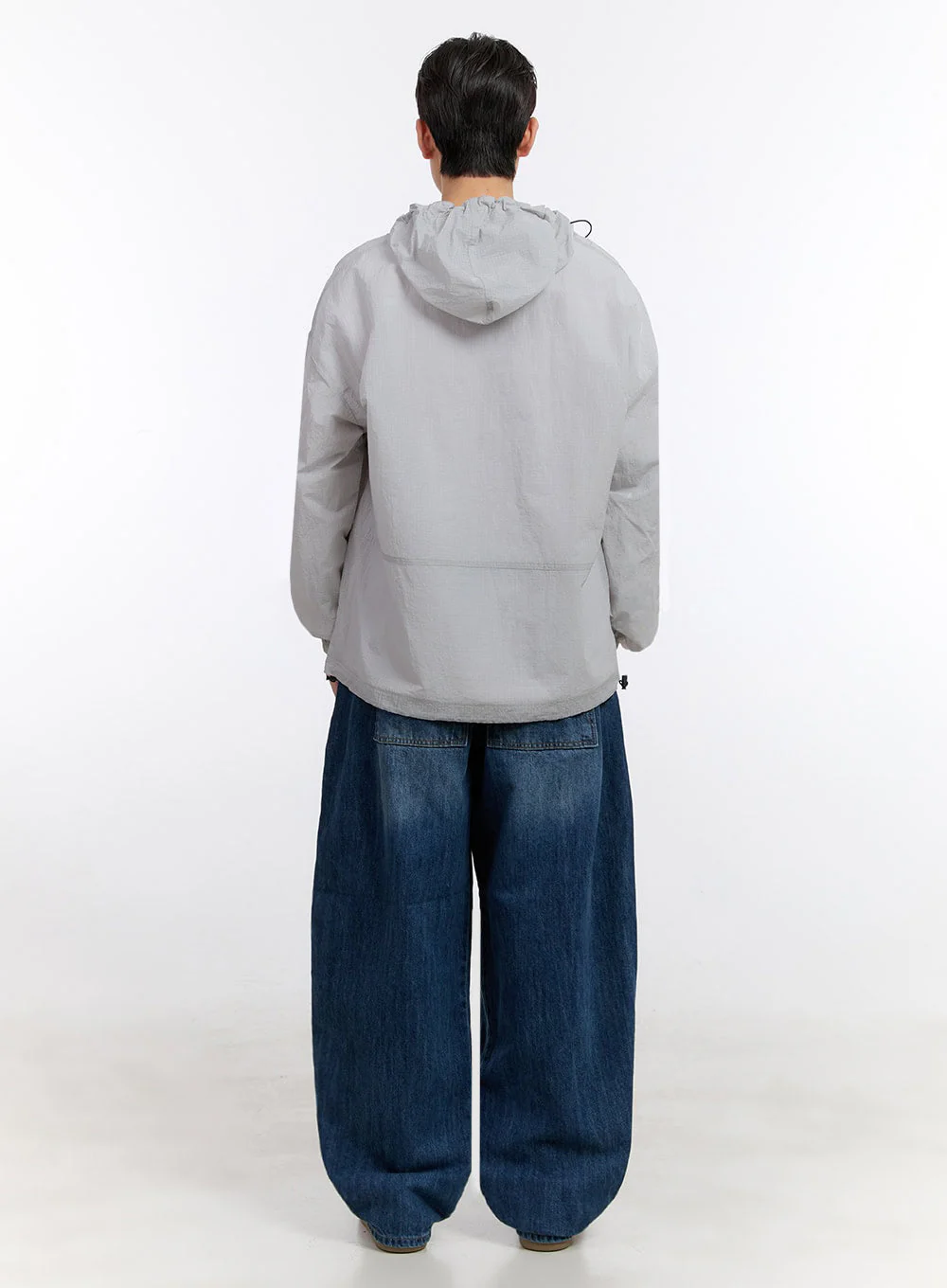 Men's Stitched Wide-Fit Jeans IF528 - Image 8