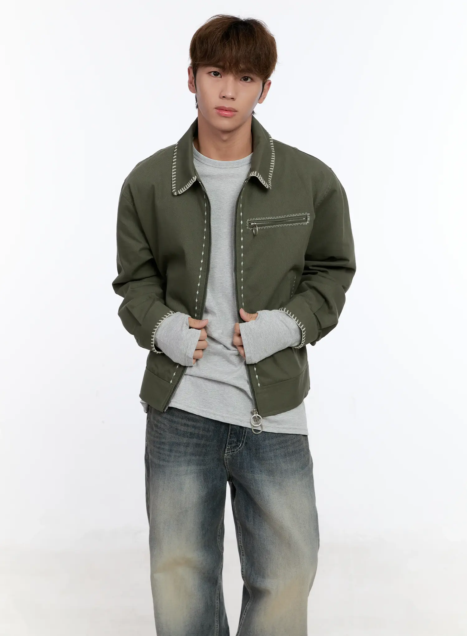 Men's Stitched Work Jacket IN512