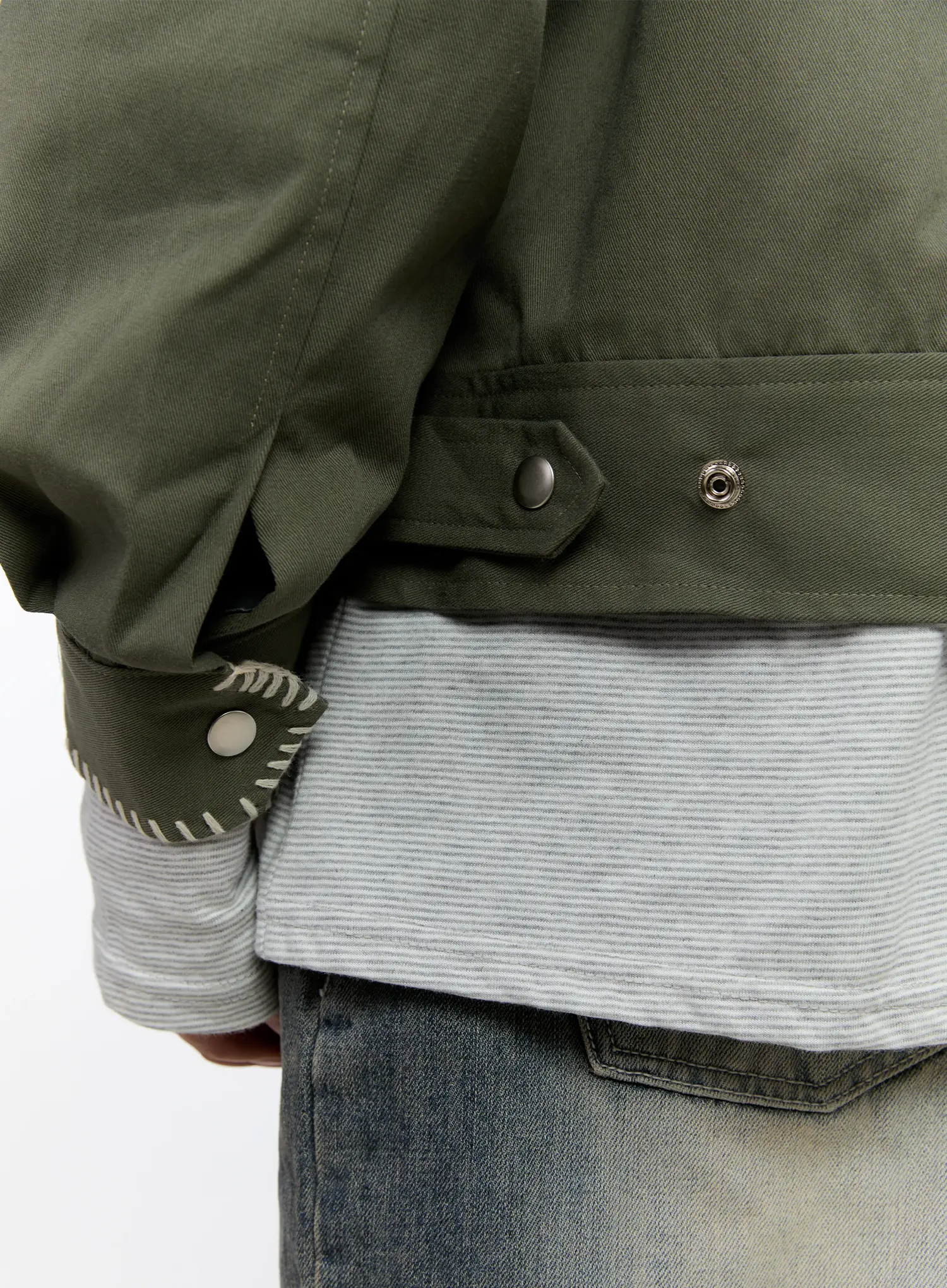 Men's Stitched Work Jacket IN512 - Image 15