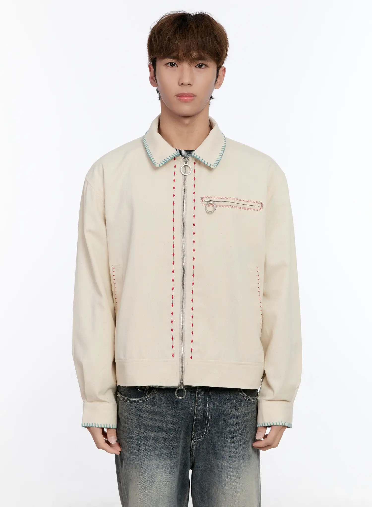 Men's Stitched Work Jacket IN512 - Image 16