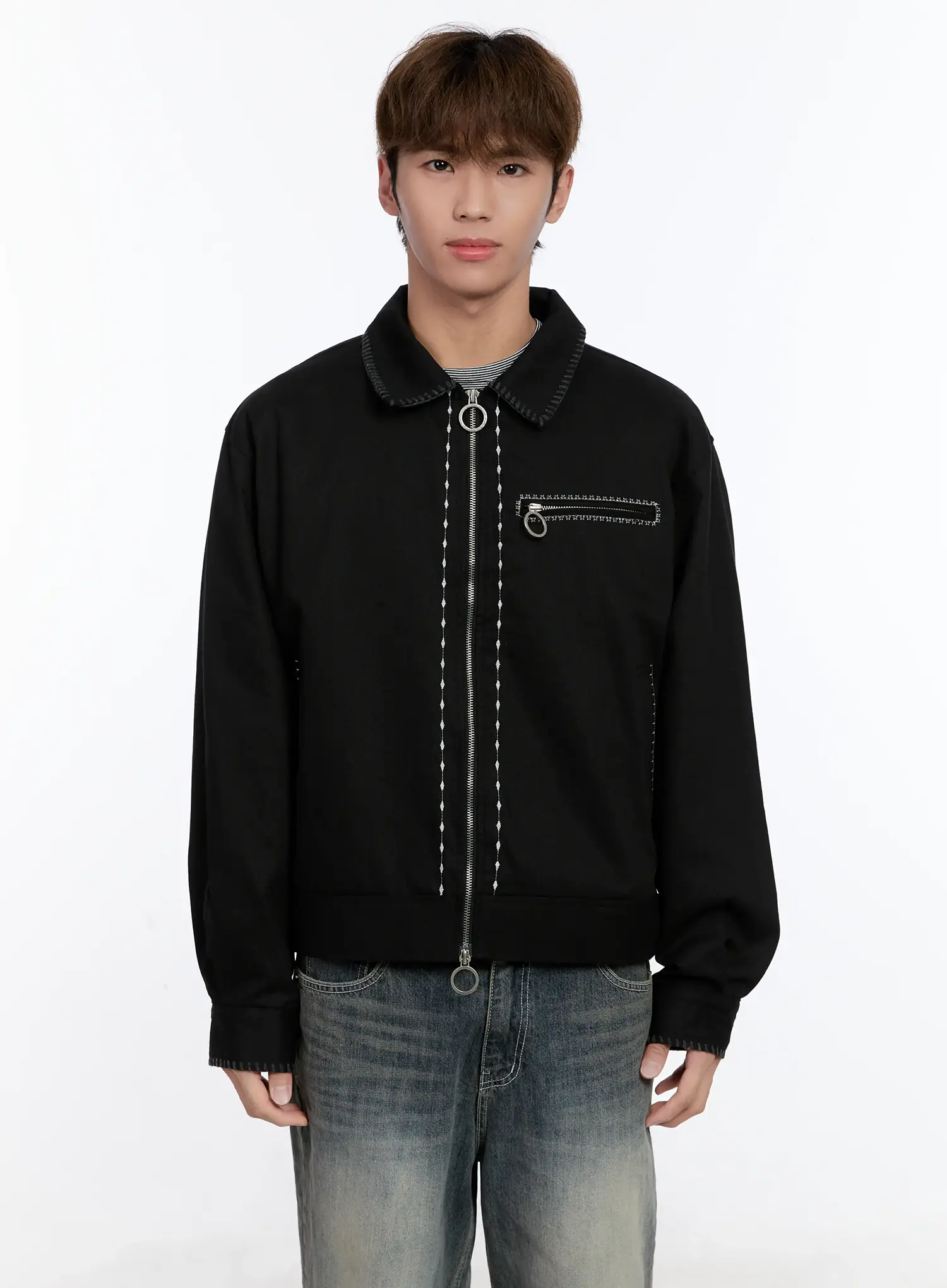 Men's Stitched Work Jacket IN512 - Image 17