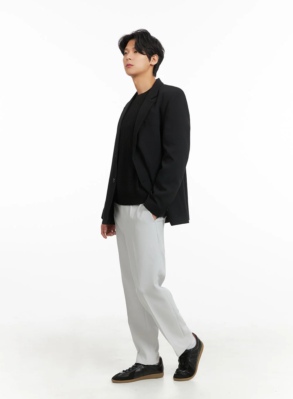 Men's Straight-Fit Trousers IA402 - Image 7