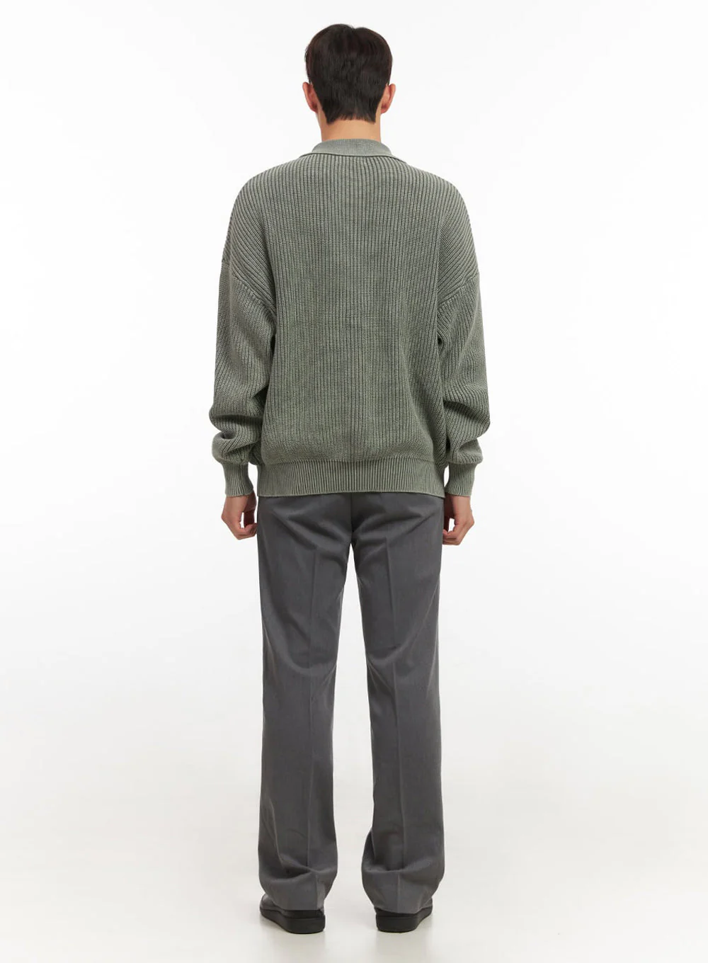 Men's Straight-Leg Slacks Pants IF517 - Image 10