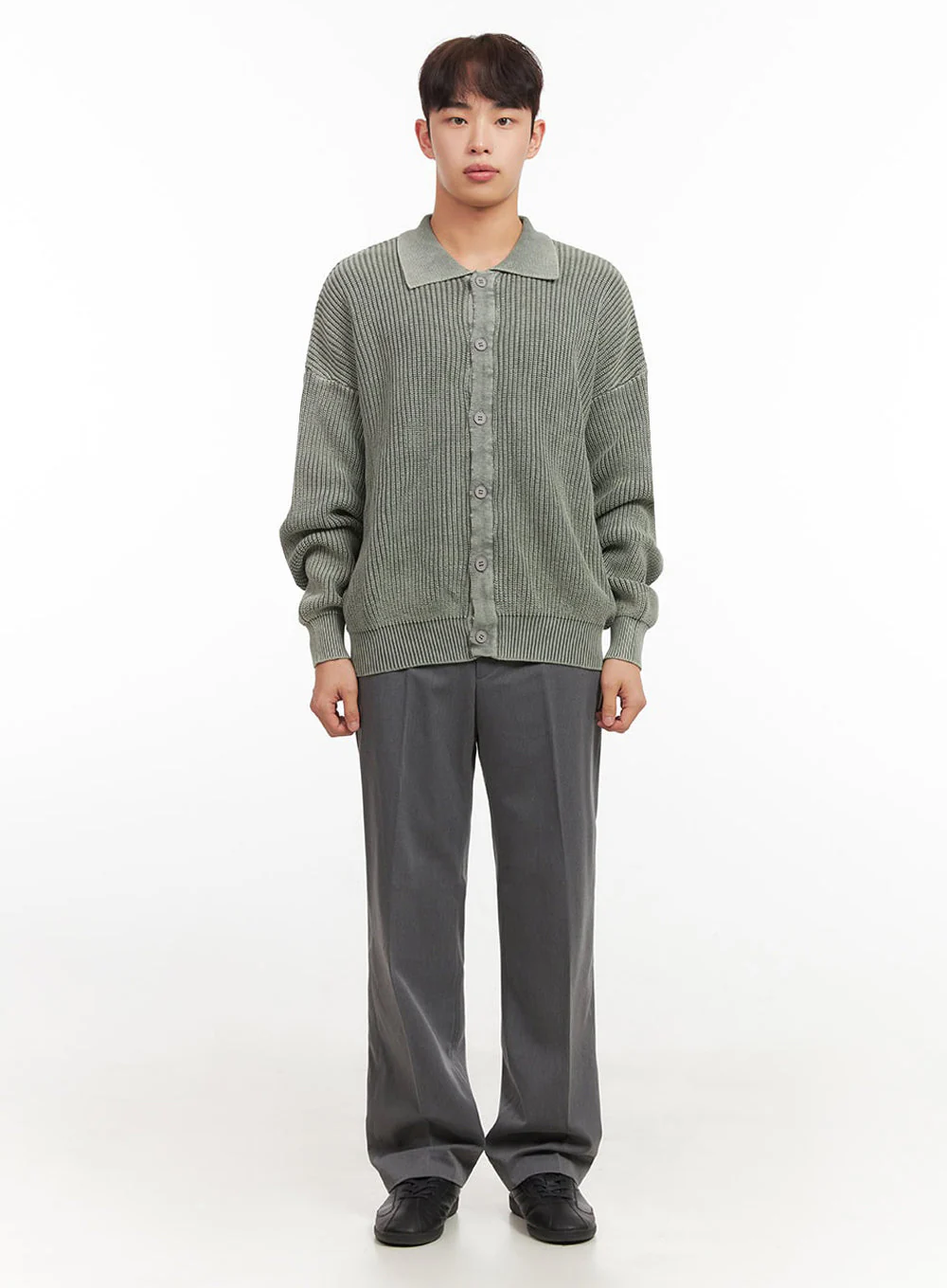 Men's Straight-Leg Slacks Pants IF517 - Image 5