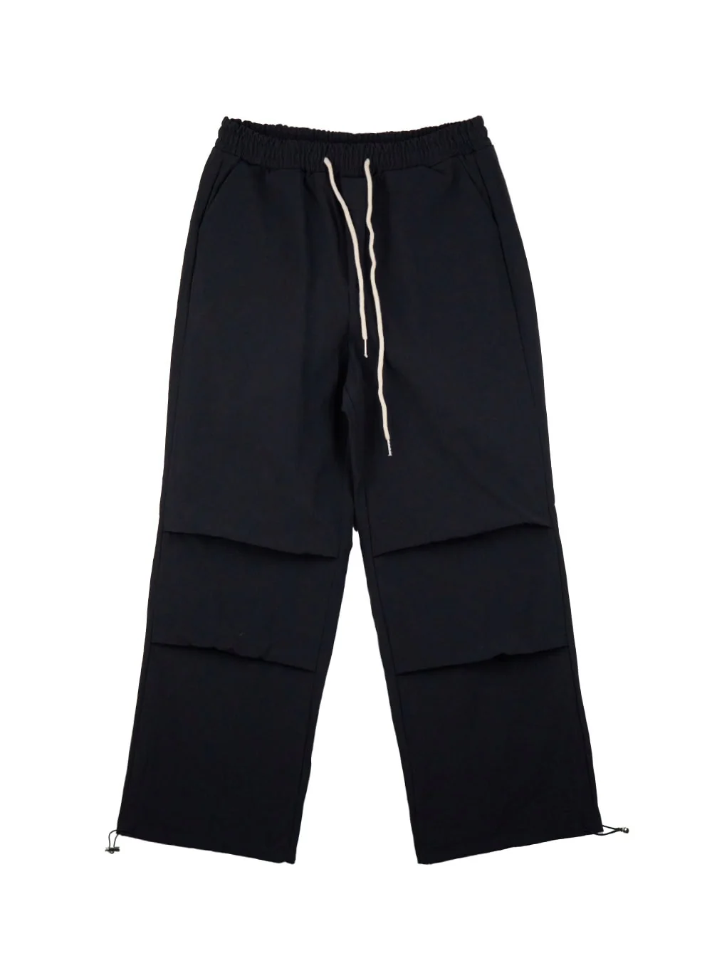 Men's Straight-Leg Solid Pintuck Track Pants ID427 - Image 12