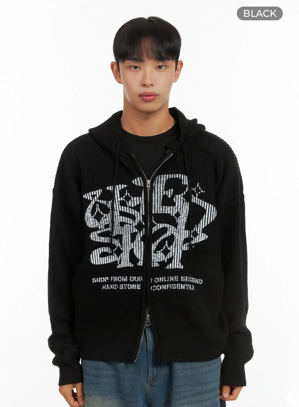 Men's Street Style Hoodie Knit IS419 - Image 11