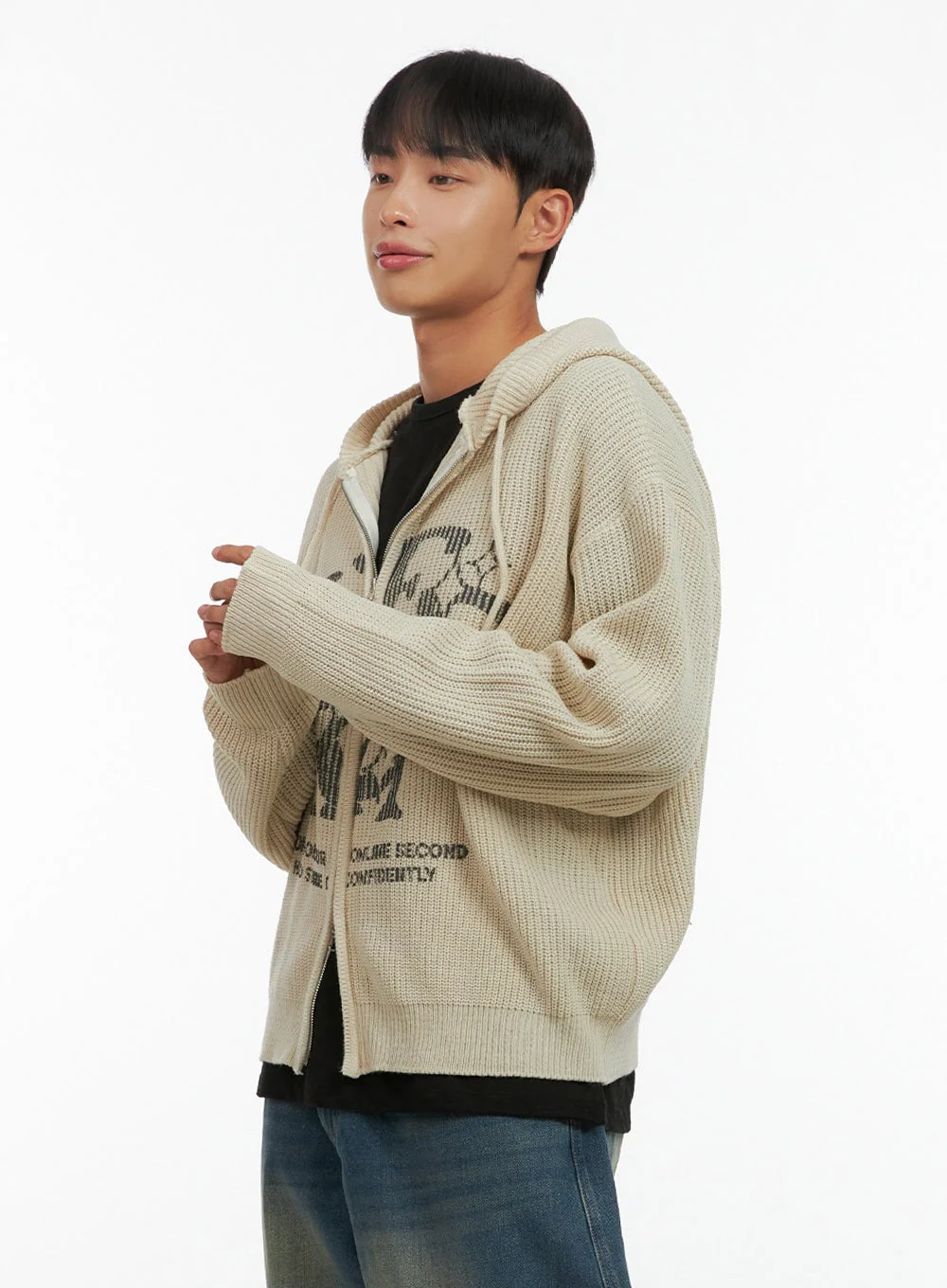 Men's Street Style Hoodie Knit IS419 - Image 4