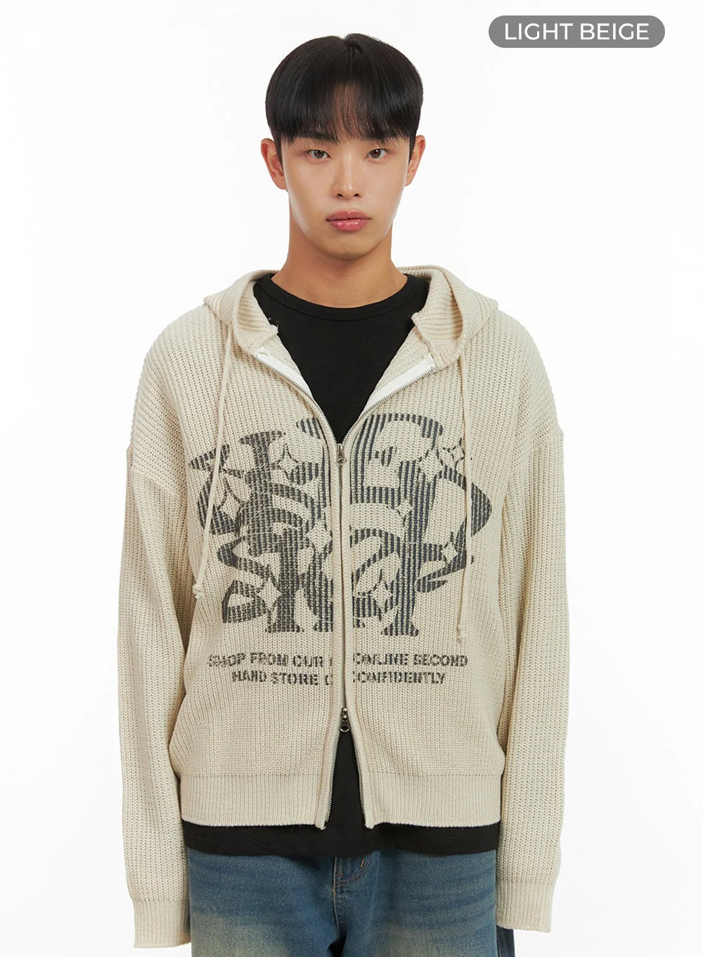 Men's Street Style Hoodie Knit IS419 - Image 8