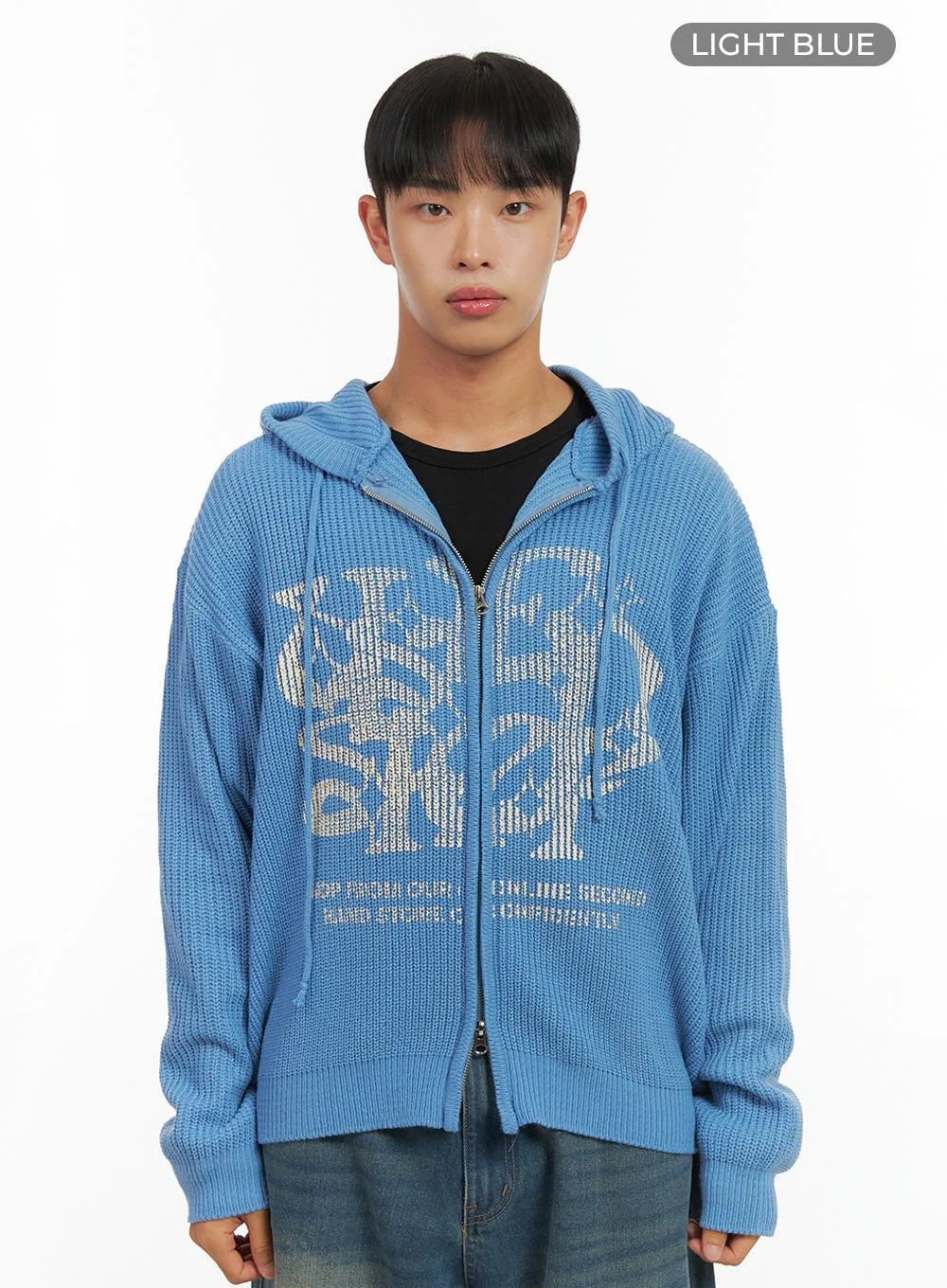 Men's Street Style Hoodie Knit IS419 - Image 9