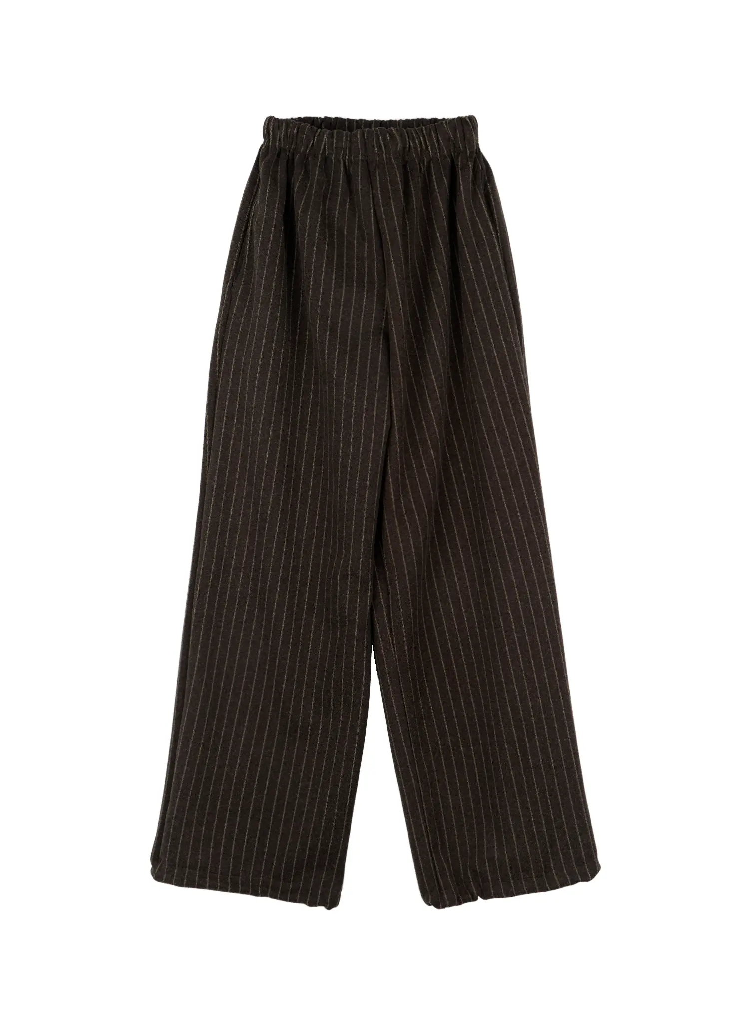 Men's Stripe Wide Leg Pants (Dark Green) IN518 - Image 11