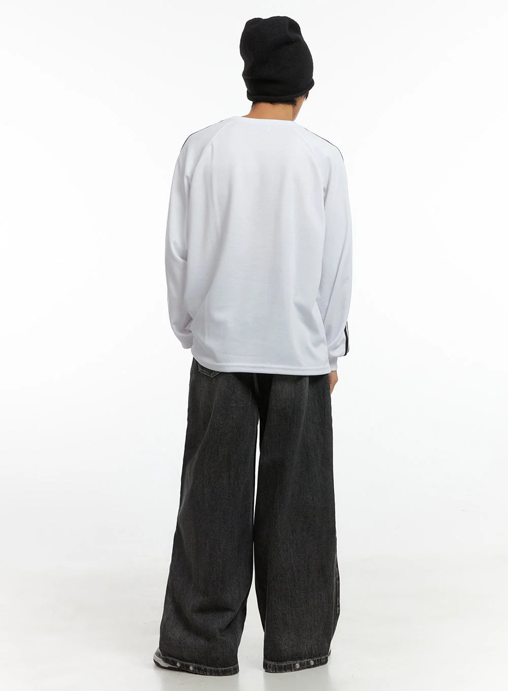 Men's Striped Logo Shirt IO417 - Image 8
