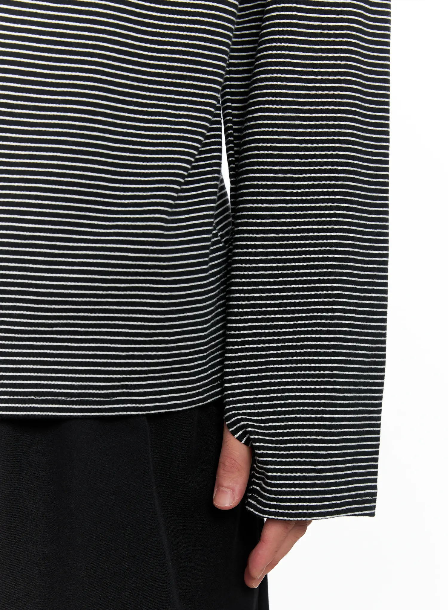 Men's Striped Long Sleeve Hoodie IS502 - Image 18
