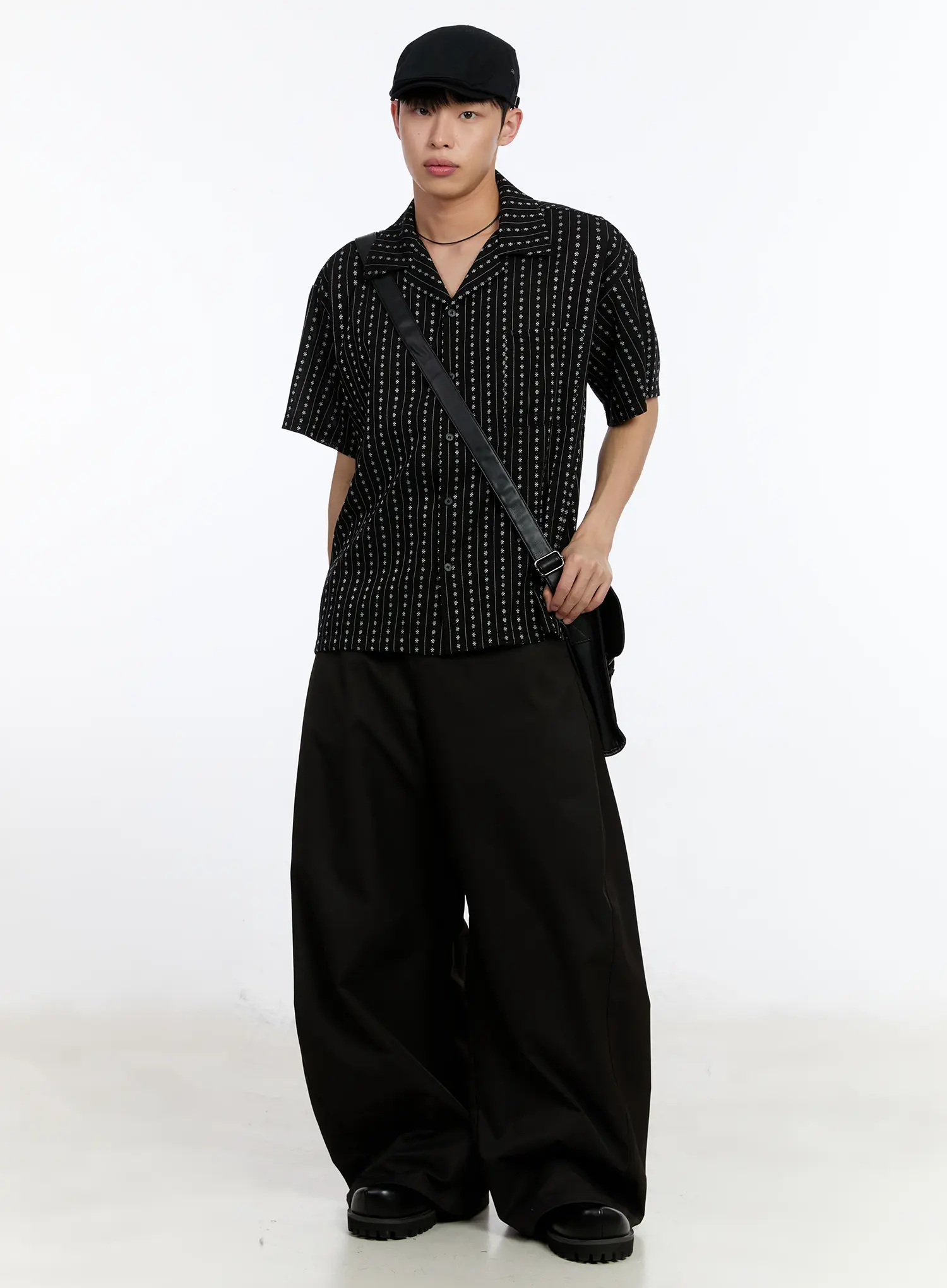 Men's Striped Patterned Shirt IA508