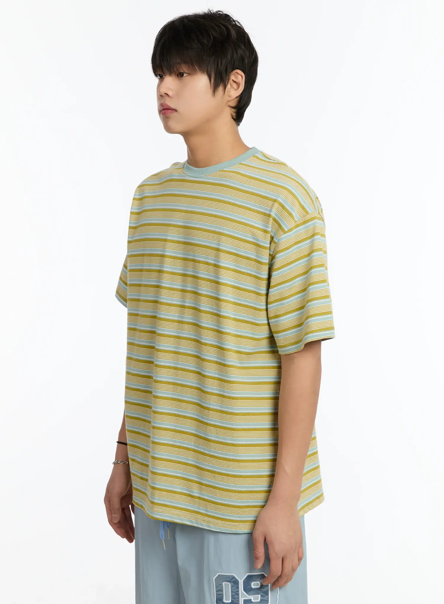 Men's Striped T-Shirt IM503 - Image 4