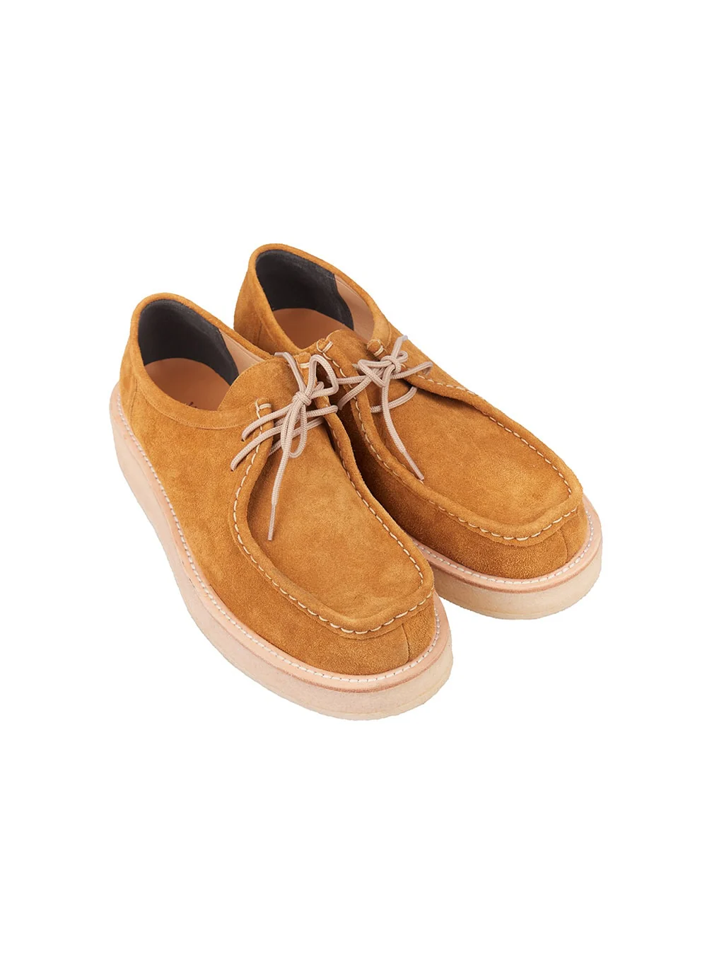 Men's Suede Lace-Up Loafers IM514 - Image 14