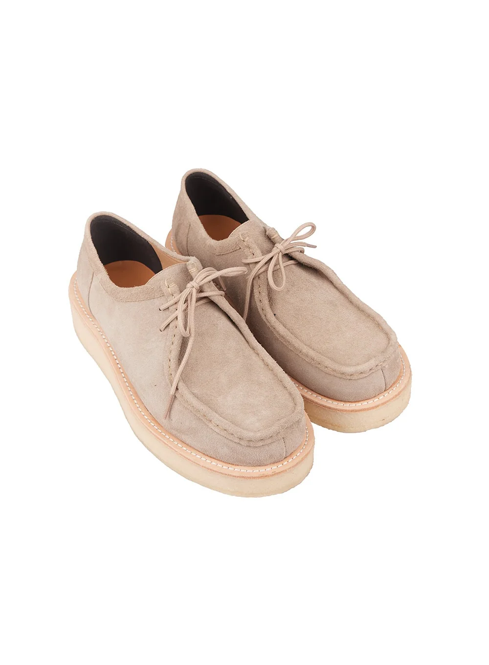 Men's Suede Lace-Up Loafers IM514 - Image 15
