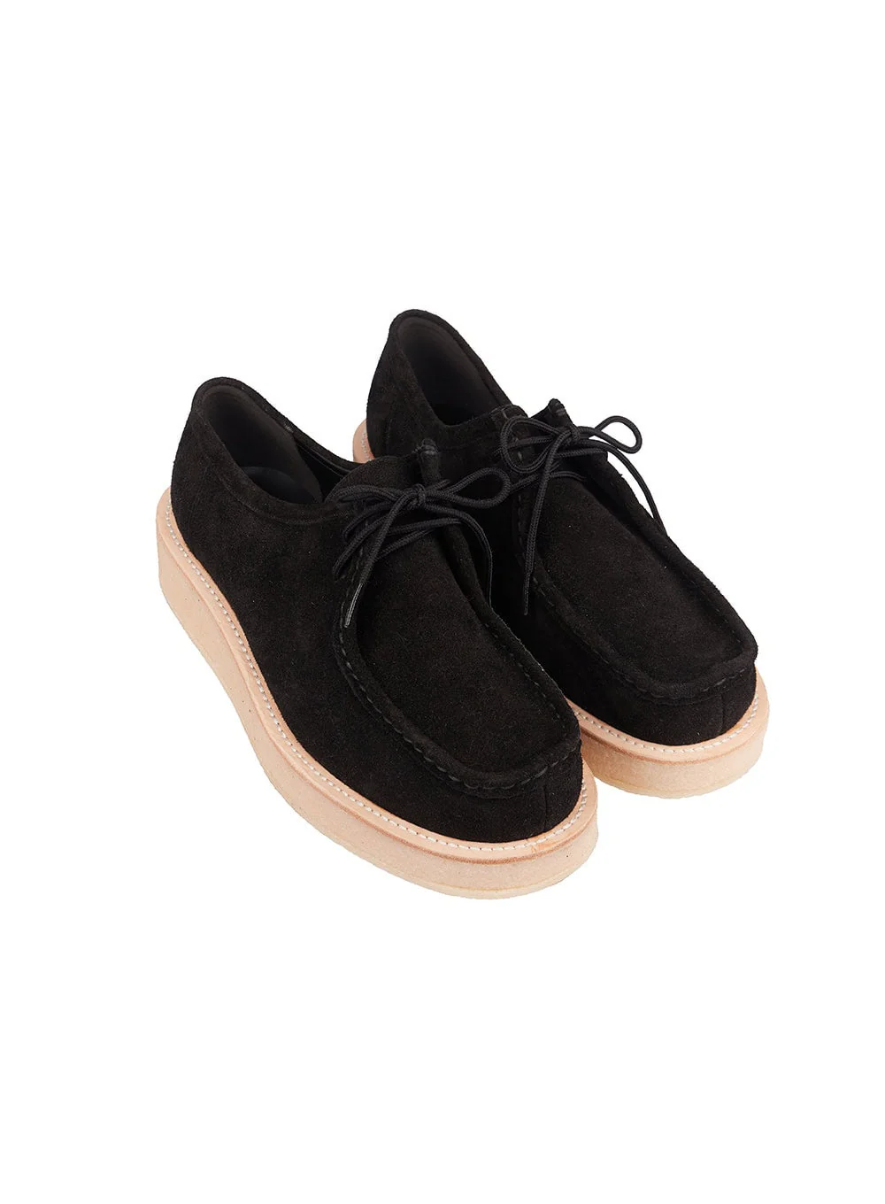 Men's Suede Lace-Up Loafers IM514 - Image 16