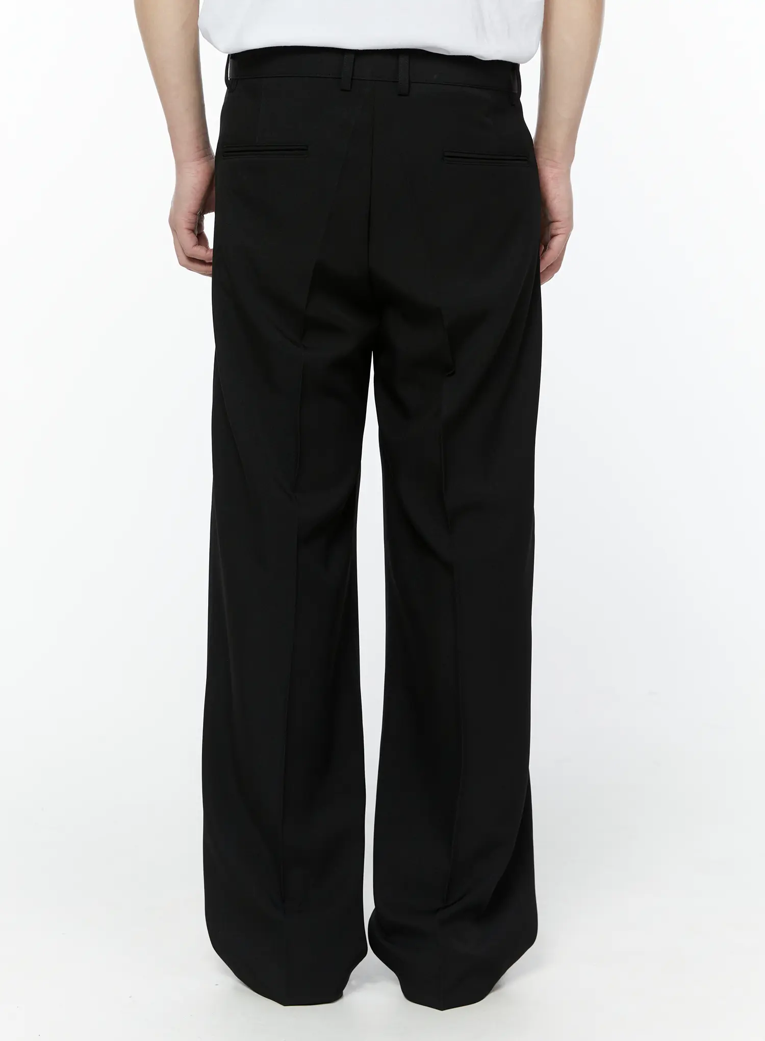 Men's Tailored Trousers (Black) IY506 - Image 7
