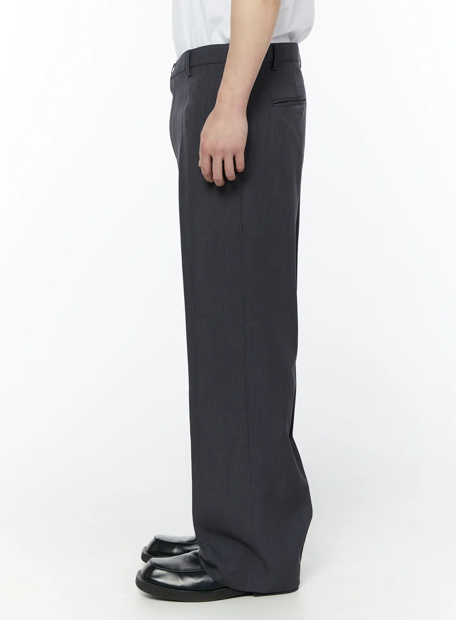 Men's Tailored Trousers (Dark Gray) IY506 - Image 6