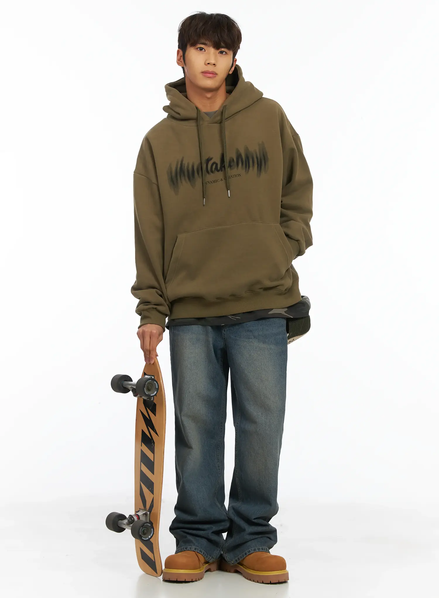Men's Taken Fleece Hoodie IJ514 - Image 10