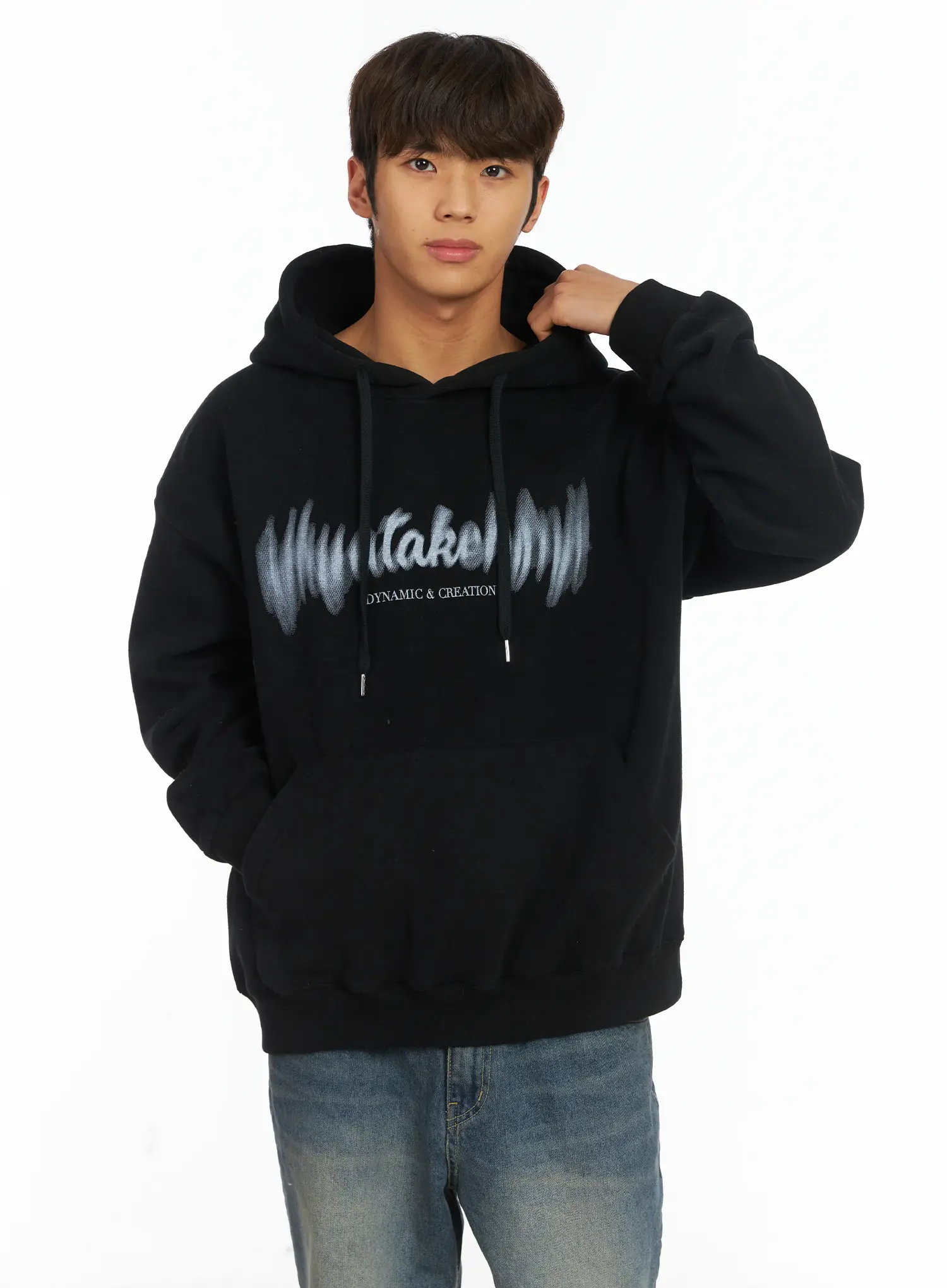 Men's Taken Fleece Hoodie IJ514 - Image 3