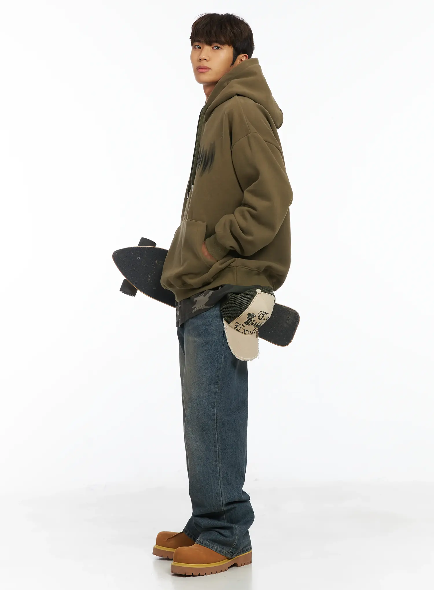 Men's Taken Fleece Hoodie IJ514 - Image 9