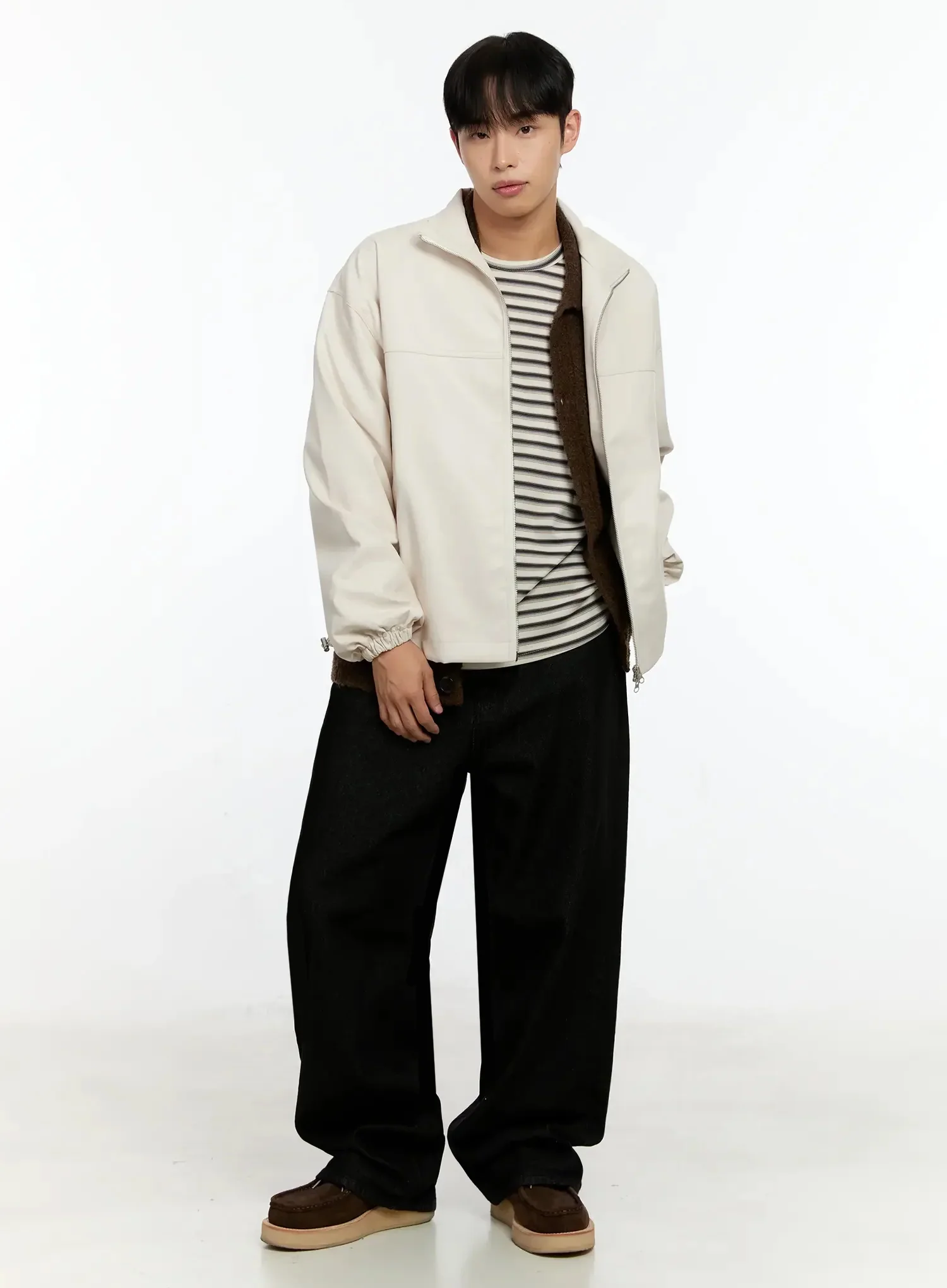 Men's Textured PU Jacket IN506 - Image 8