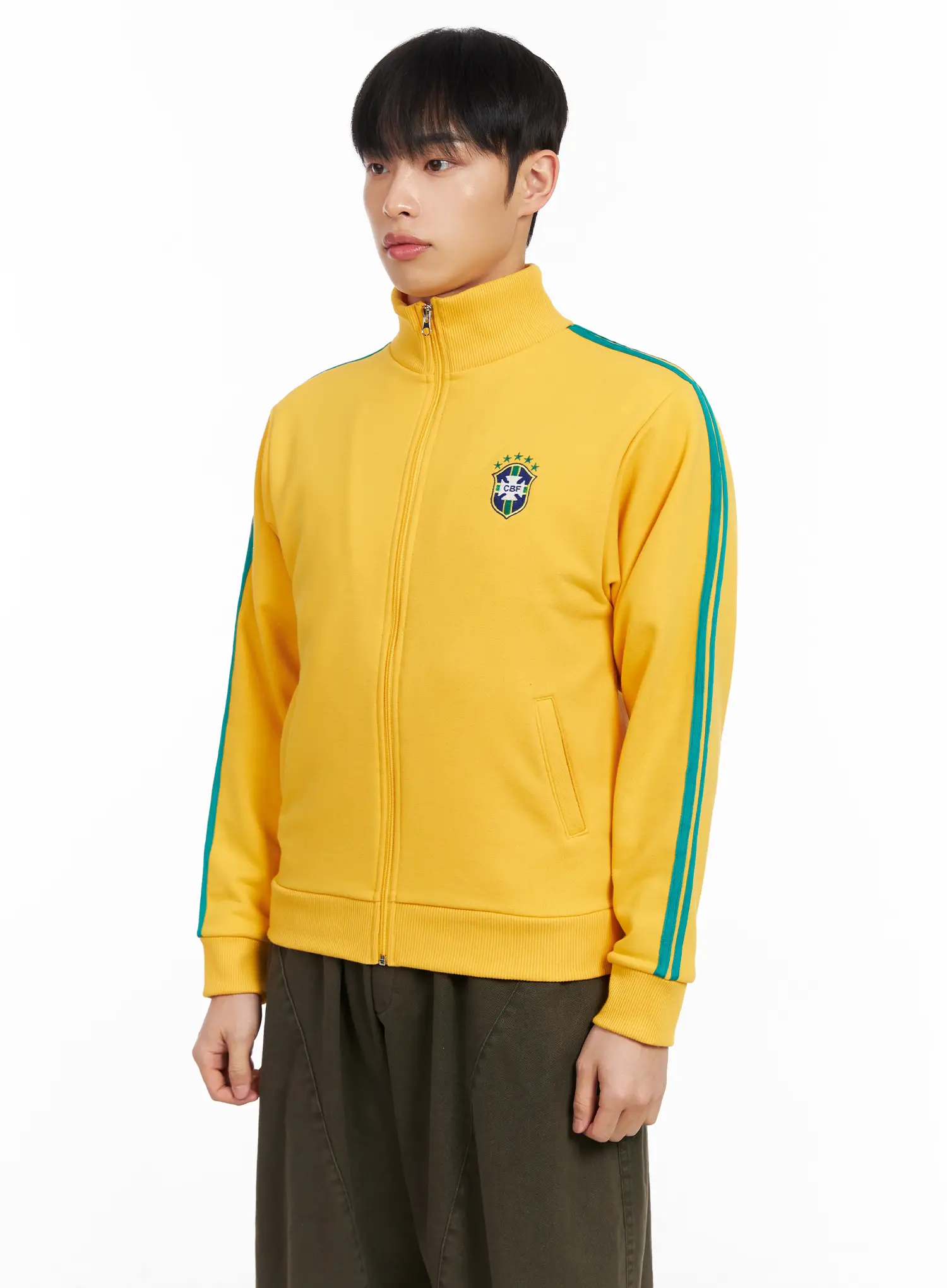 Men's Track Zip-Up Hoodie IM511 - Image 4