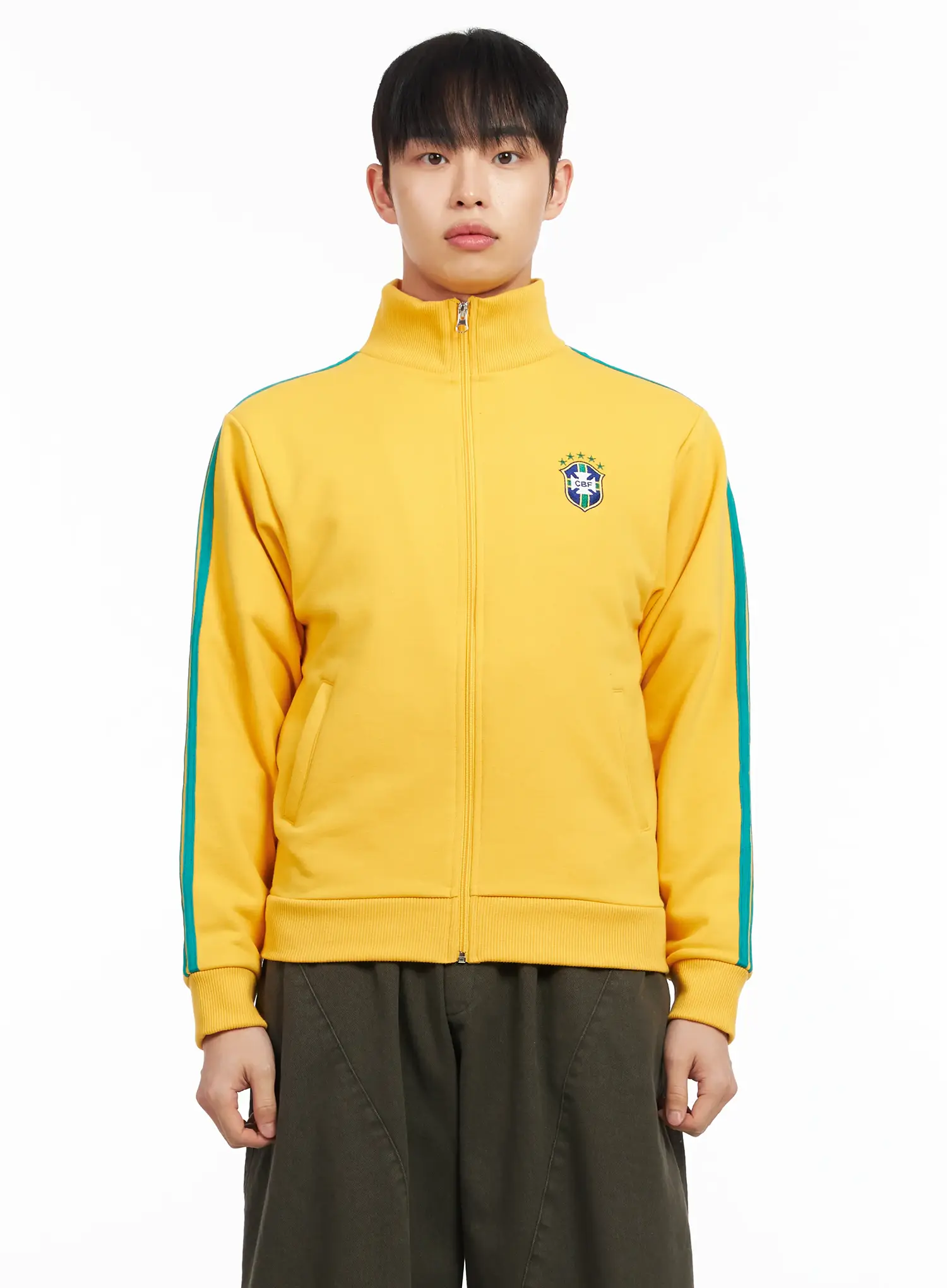 Men's Track Zip-Up Hoodie IM511 - Image 8