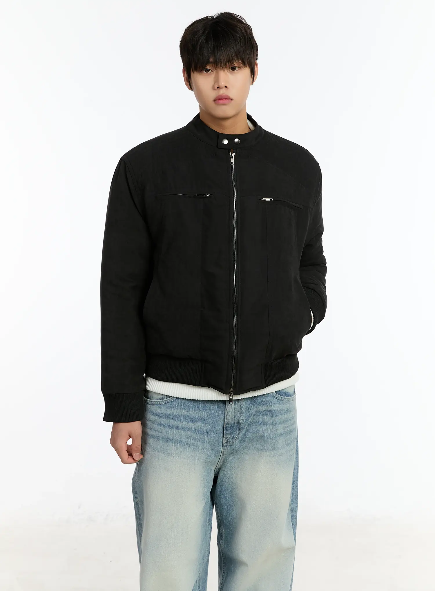 Men's Two-Way Rider Jacket IM503 - Image 2