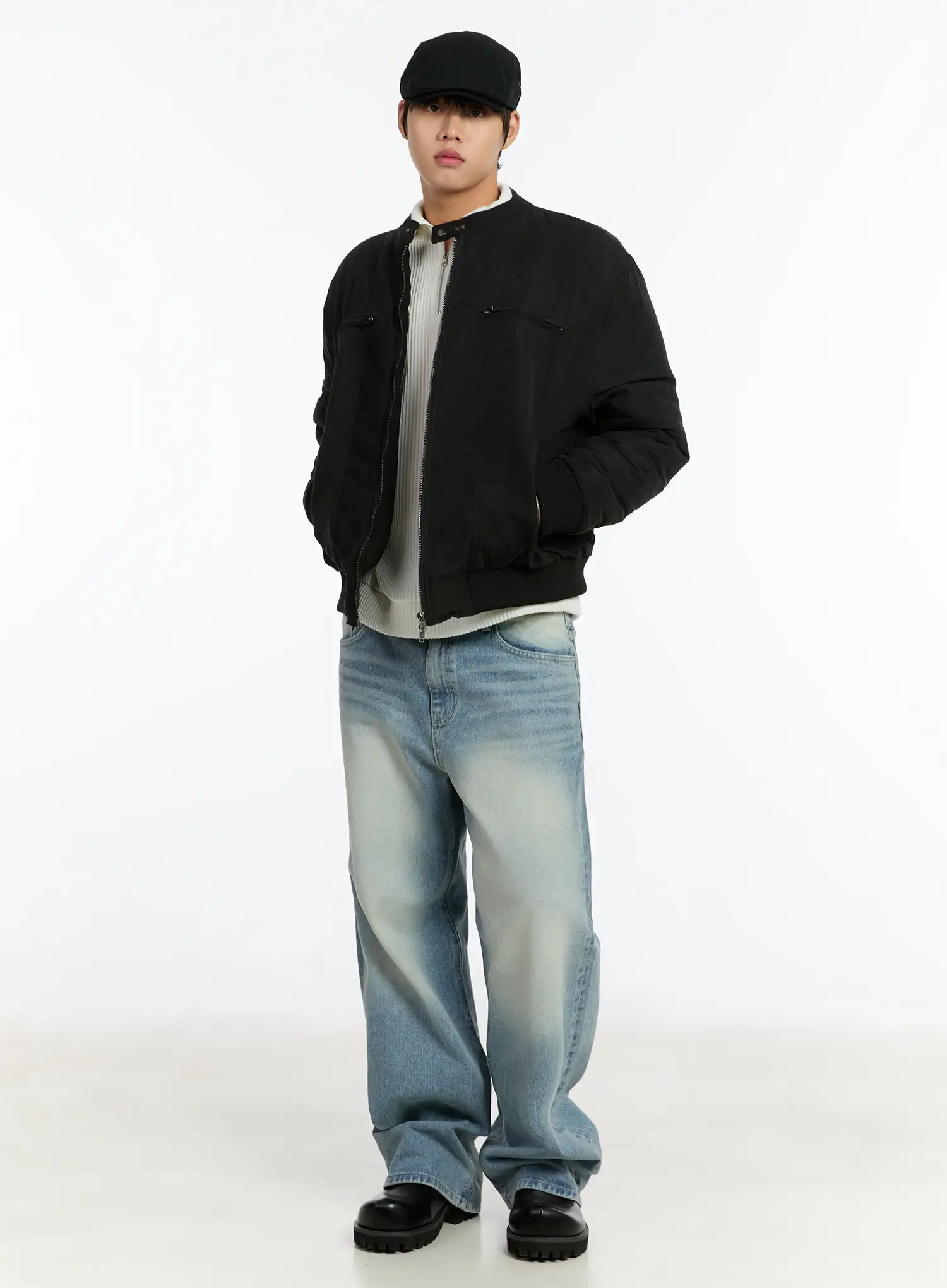 Men's Two-Way Rider Jacket IM503 - Image 6