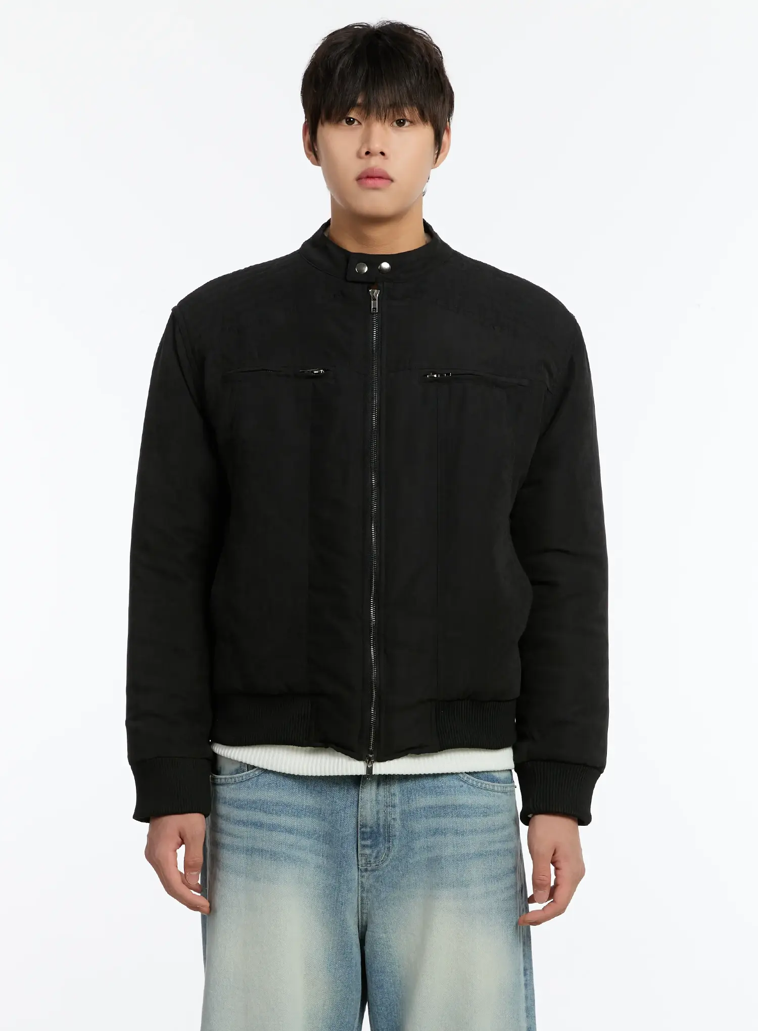 Men's Two-Way Rider Jacket IM503 - Image 7